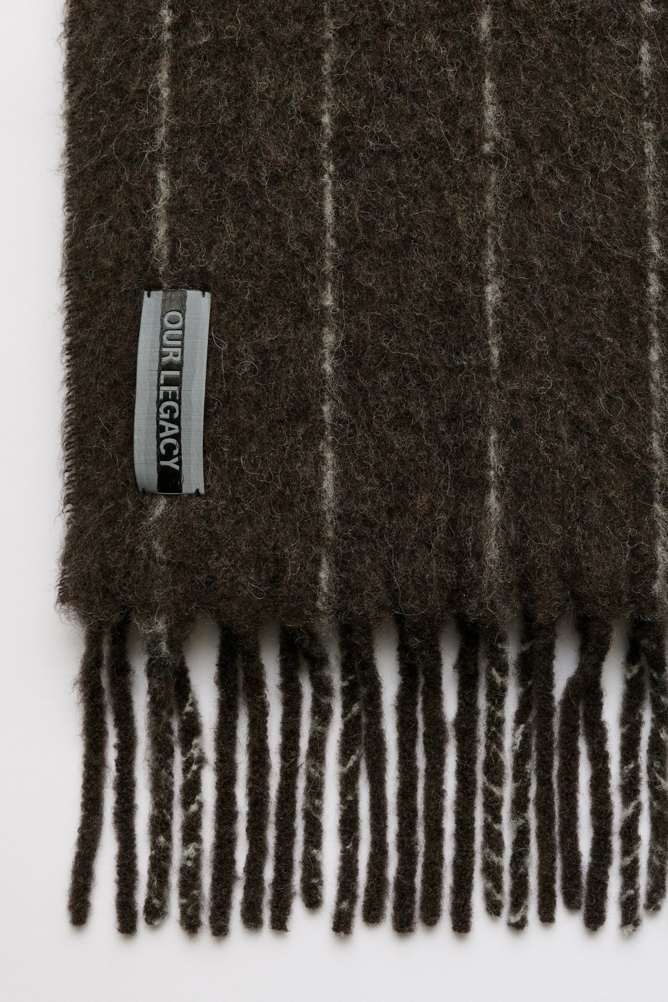 Our Legacy Tassel Scarf In Brown