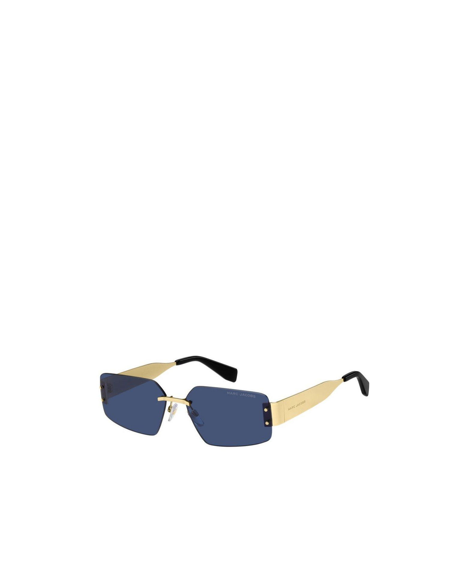 Marc Jacobs Geometric Frame Sunglasses In Blue