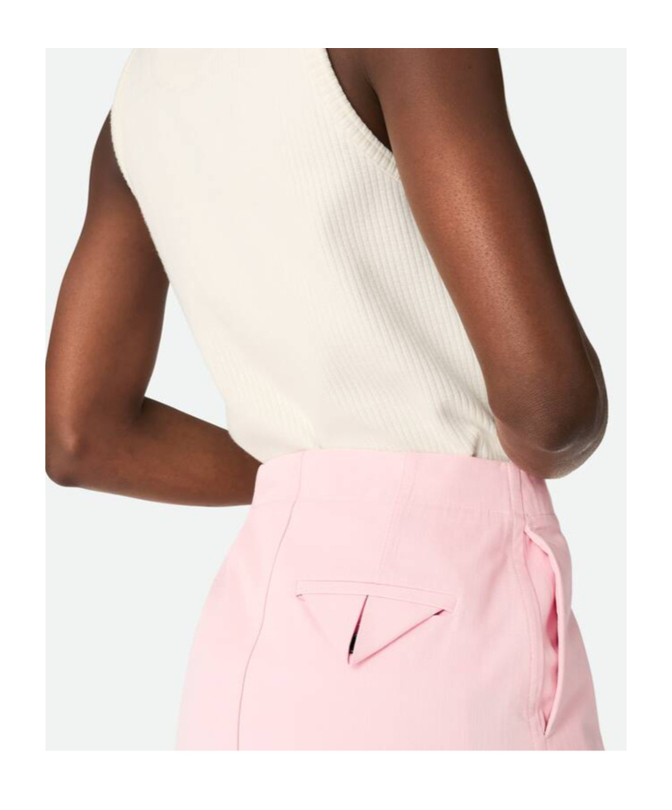 Bottega Veneta Skirt Twill Button Detail Slit Wrap Design In Pink
