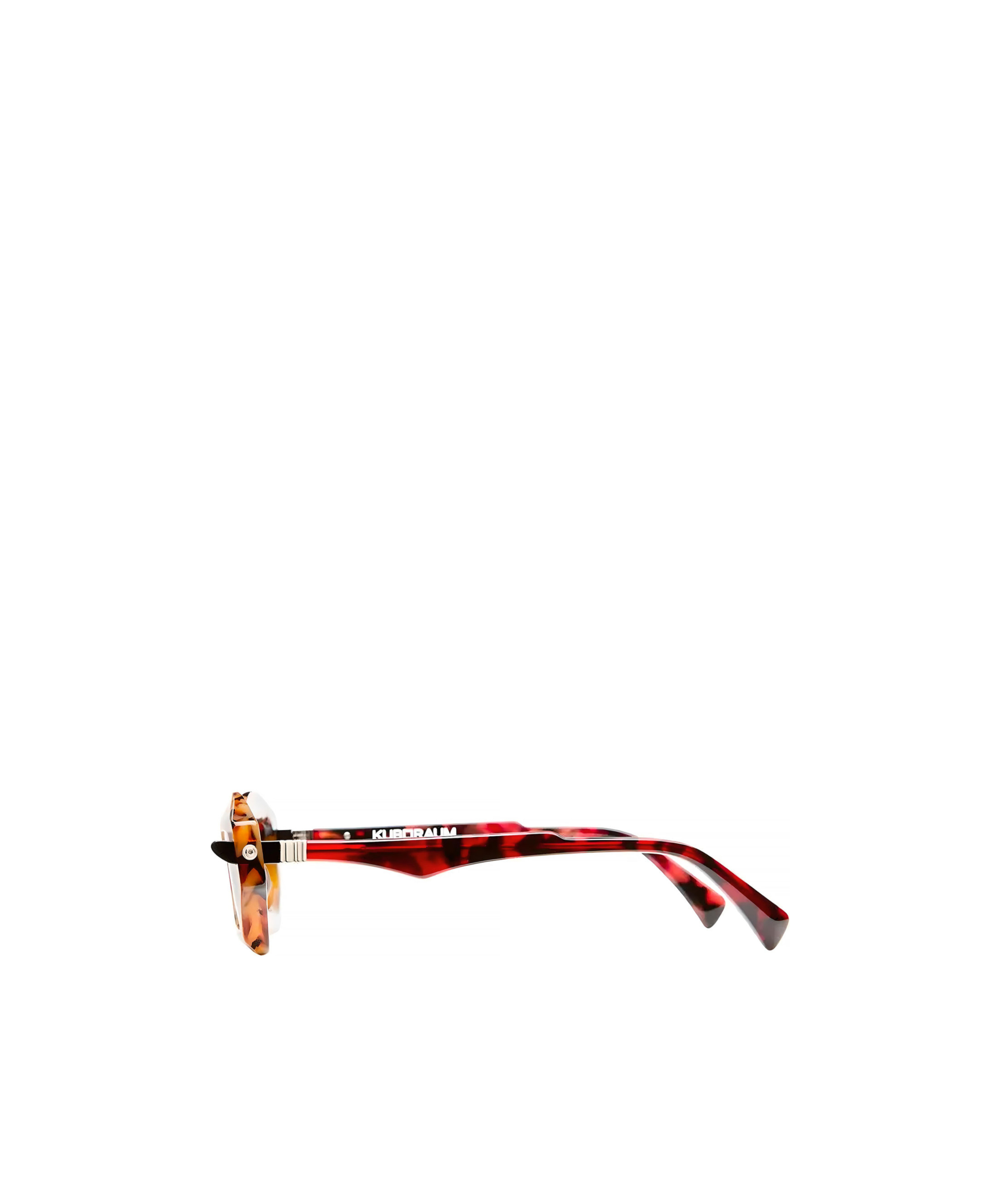 Kuboraum Geometric Sunglasses In Havana