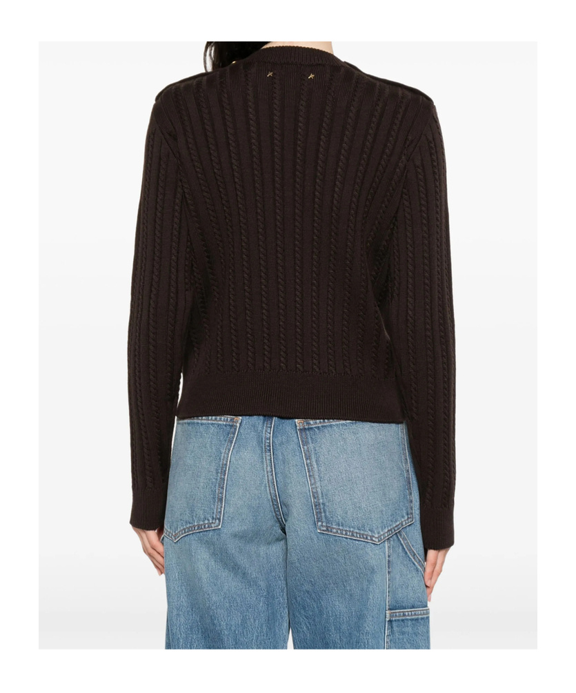 Golden Goose Brown Wool Blend Sweater
