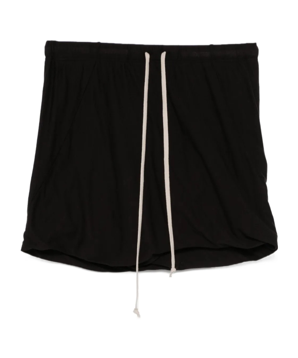 Rick Owens Drkshdw Buds Skirt Style Shorts In Black