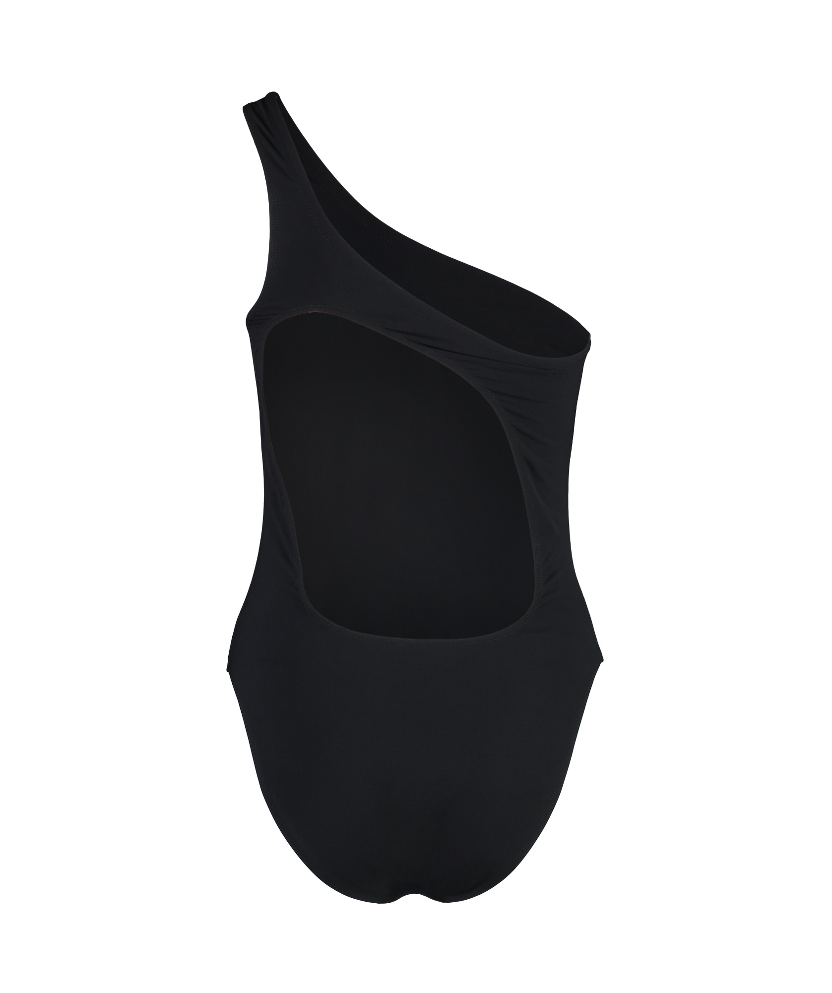 Shop Isabel Marant Étoile Sage One-shoulder Swimsuit In Black