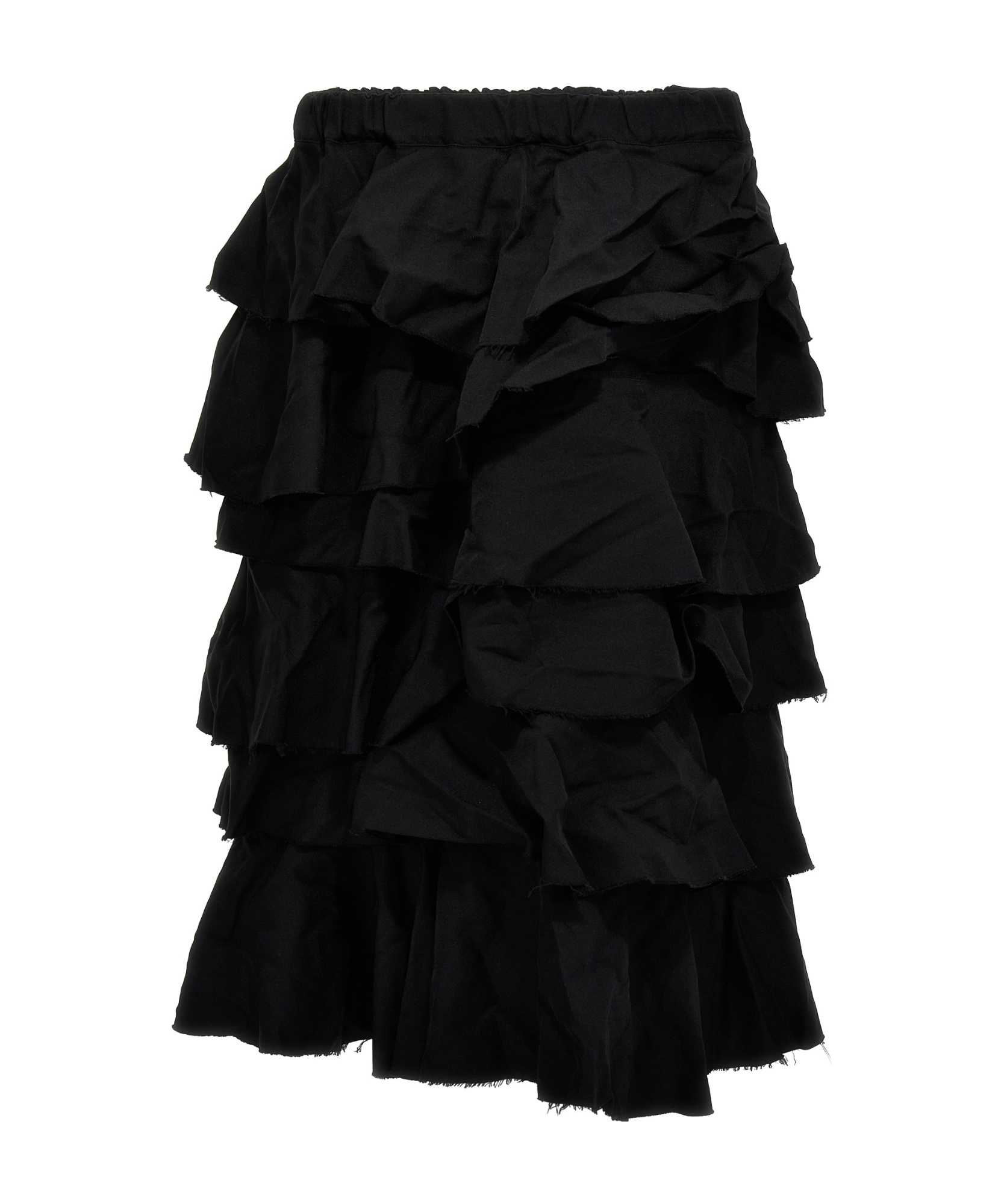 COMME DES GARÇONS RUFFLED MIDI SKIRT 