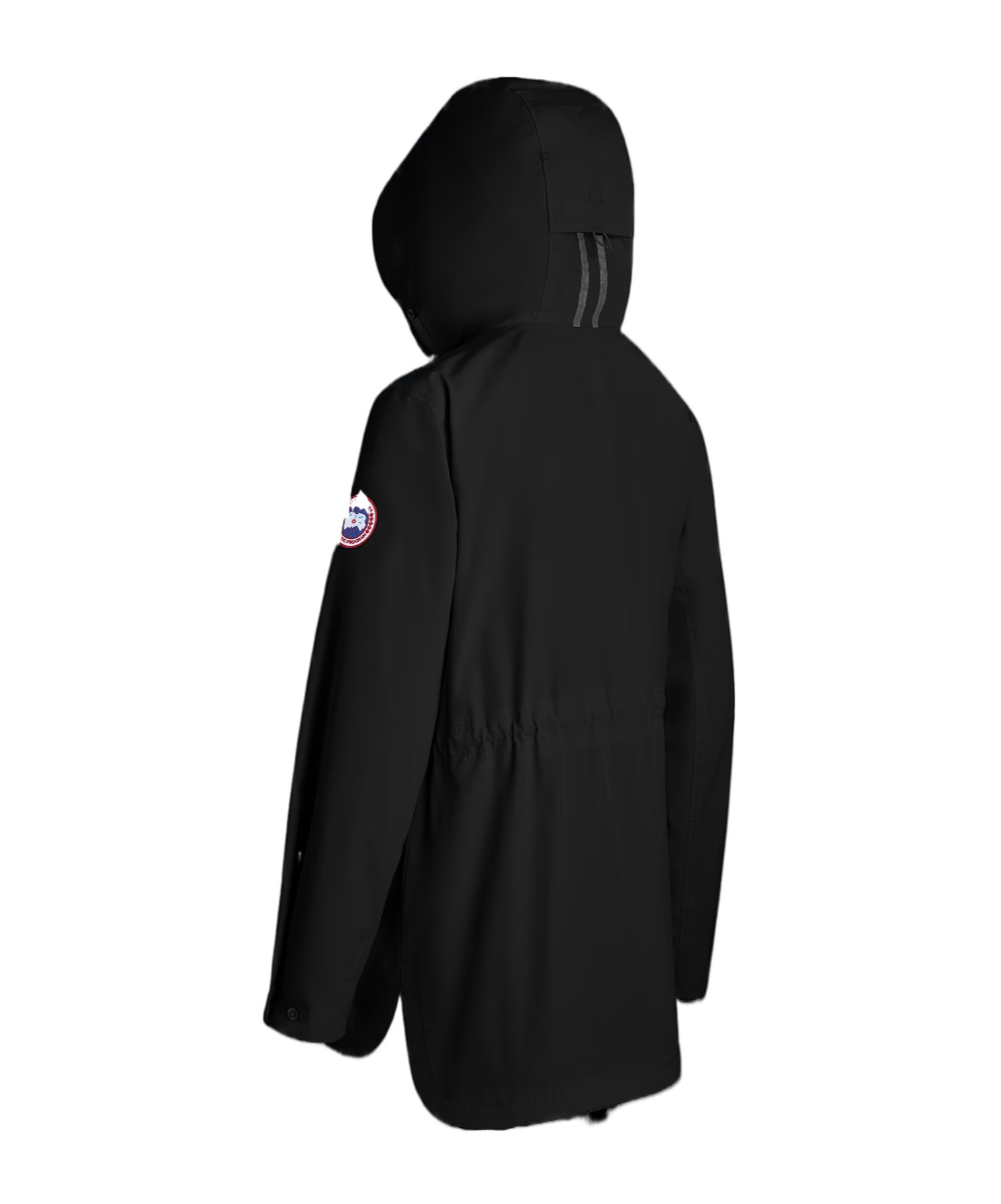 Canada Goose Minden Hooded Windbreaker In Black