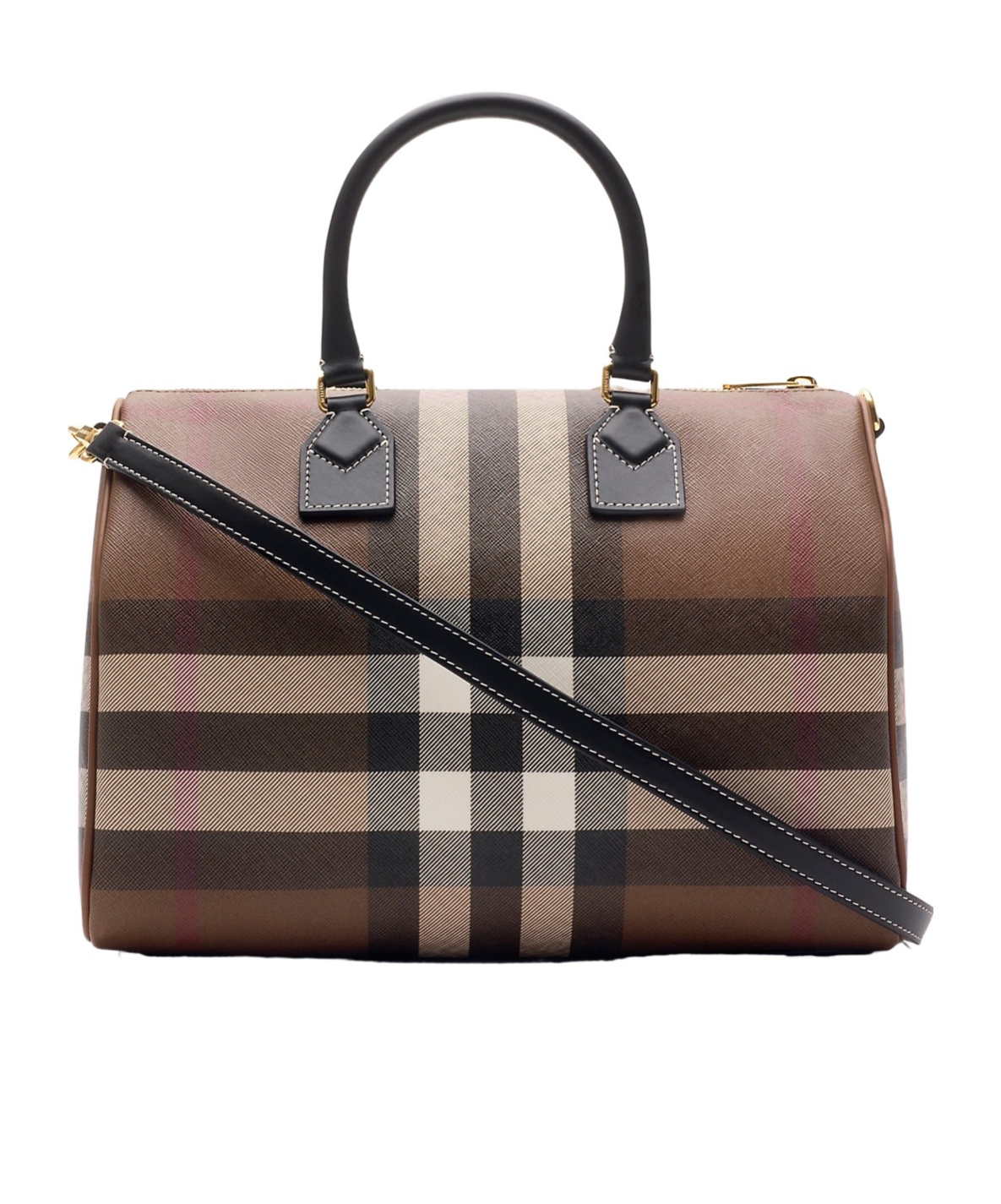 Burberry Medium Check Satchel Bag