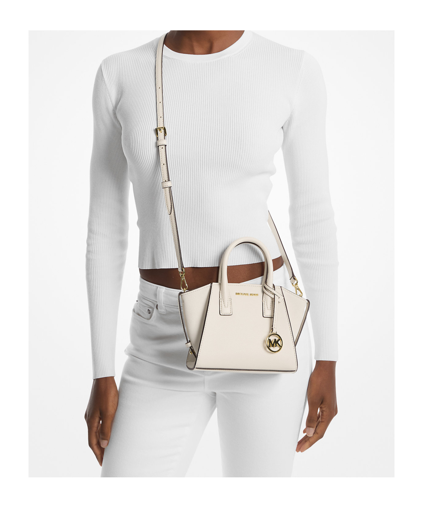 Michael Kors Avril Extra-small Shoulder Bag In Pink