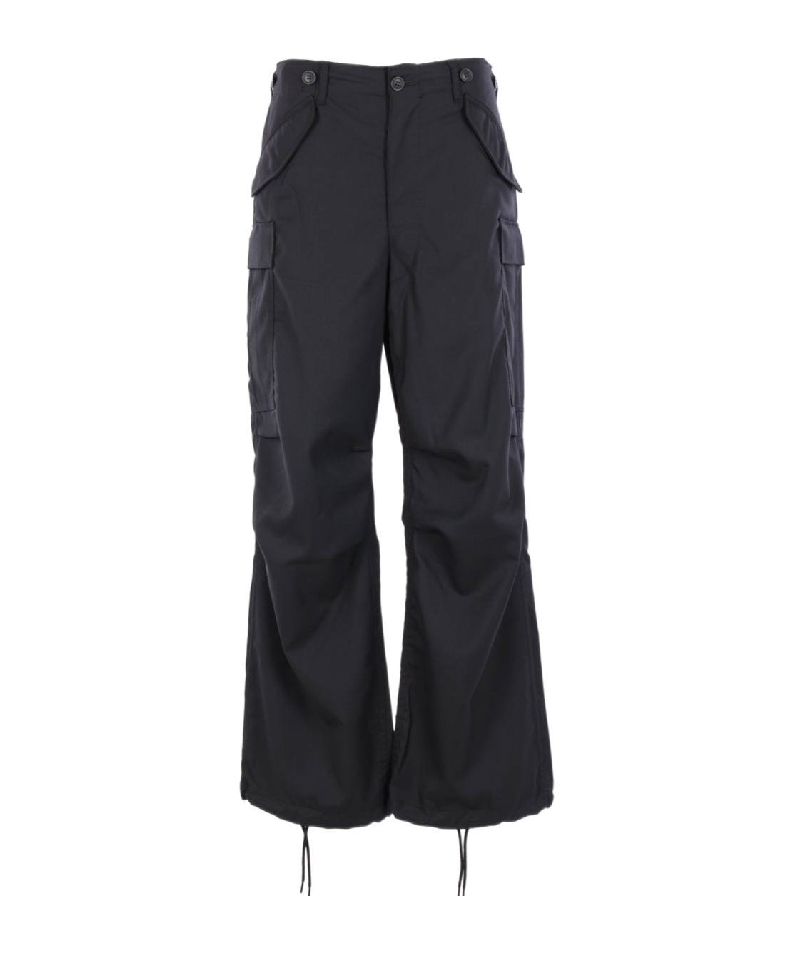 Junya Watanabe Wool-blend Cargo Pants In Black