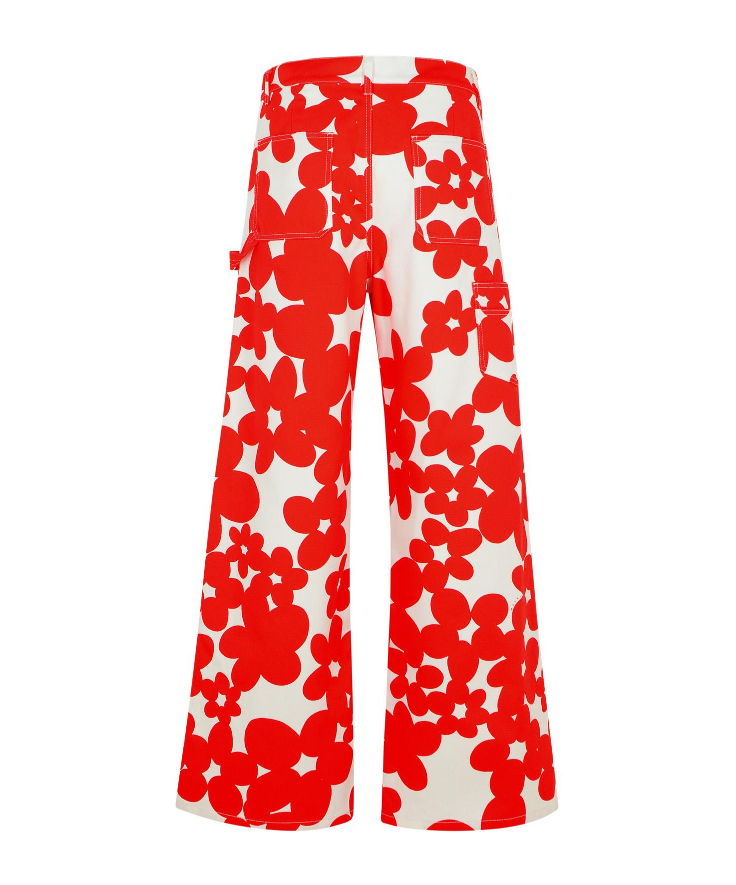 Marni Cotton Pants In Red