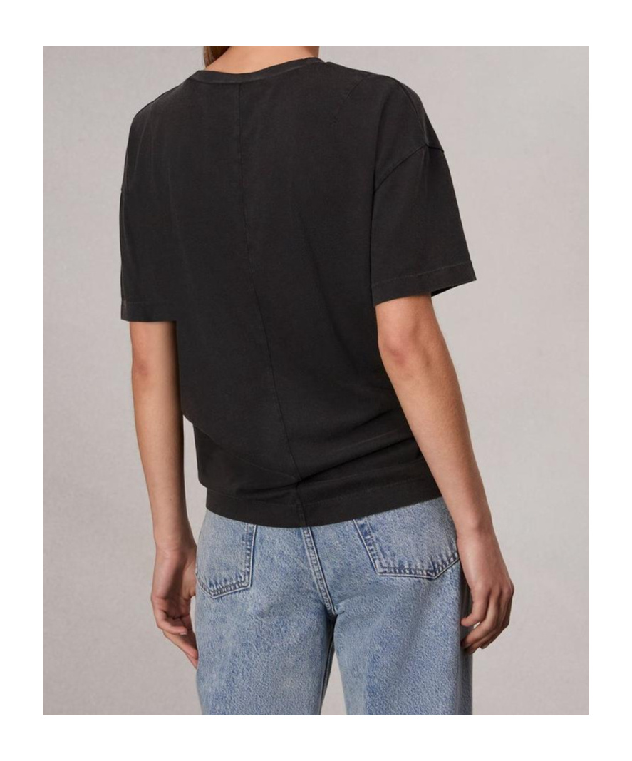 Rag & Bone Short-sleeved T-shirt In Black