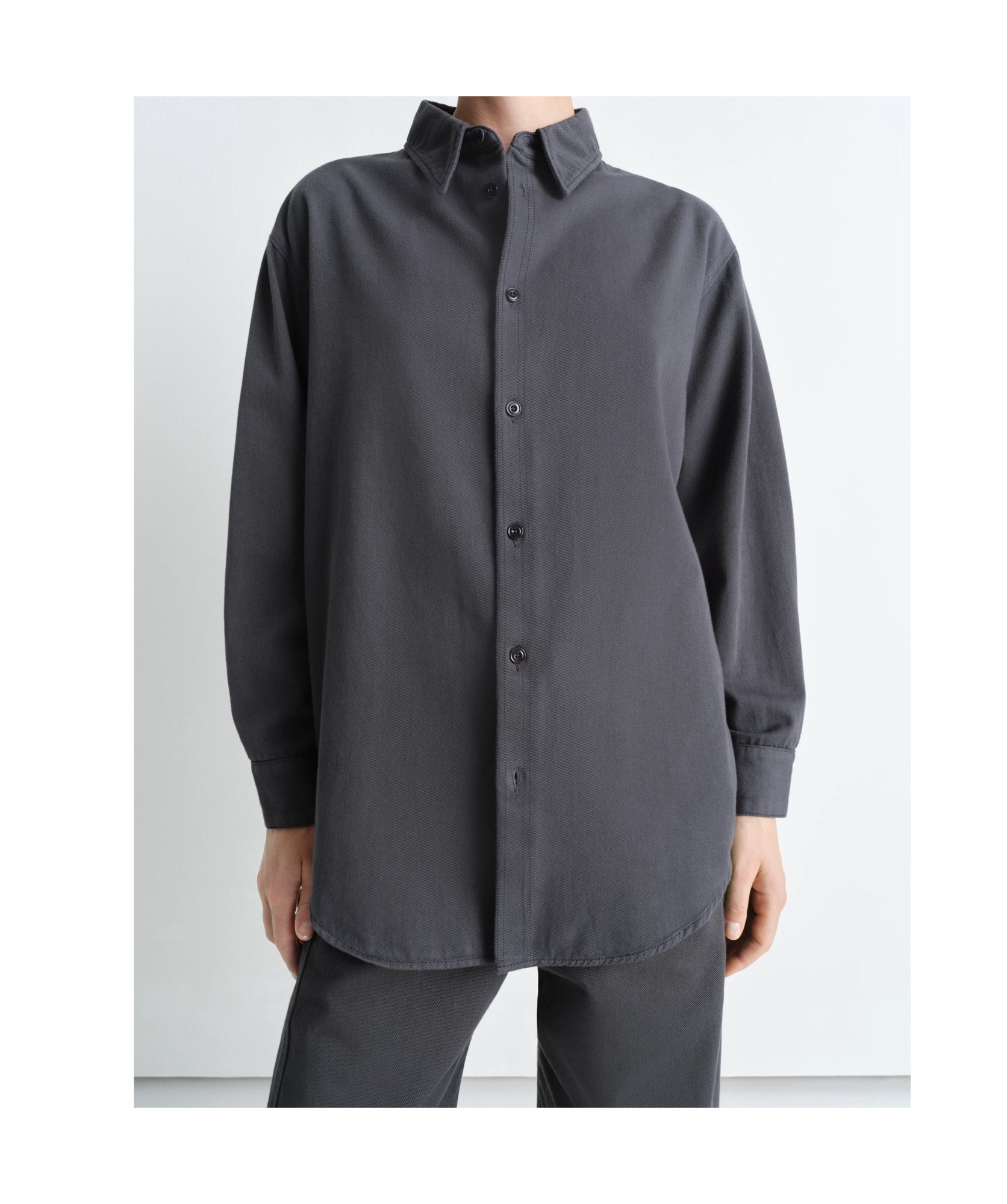 Lemaire Relaxed Shirt In Black