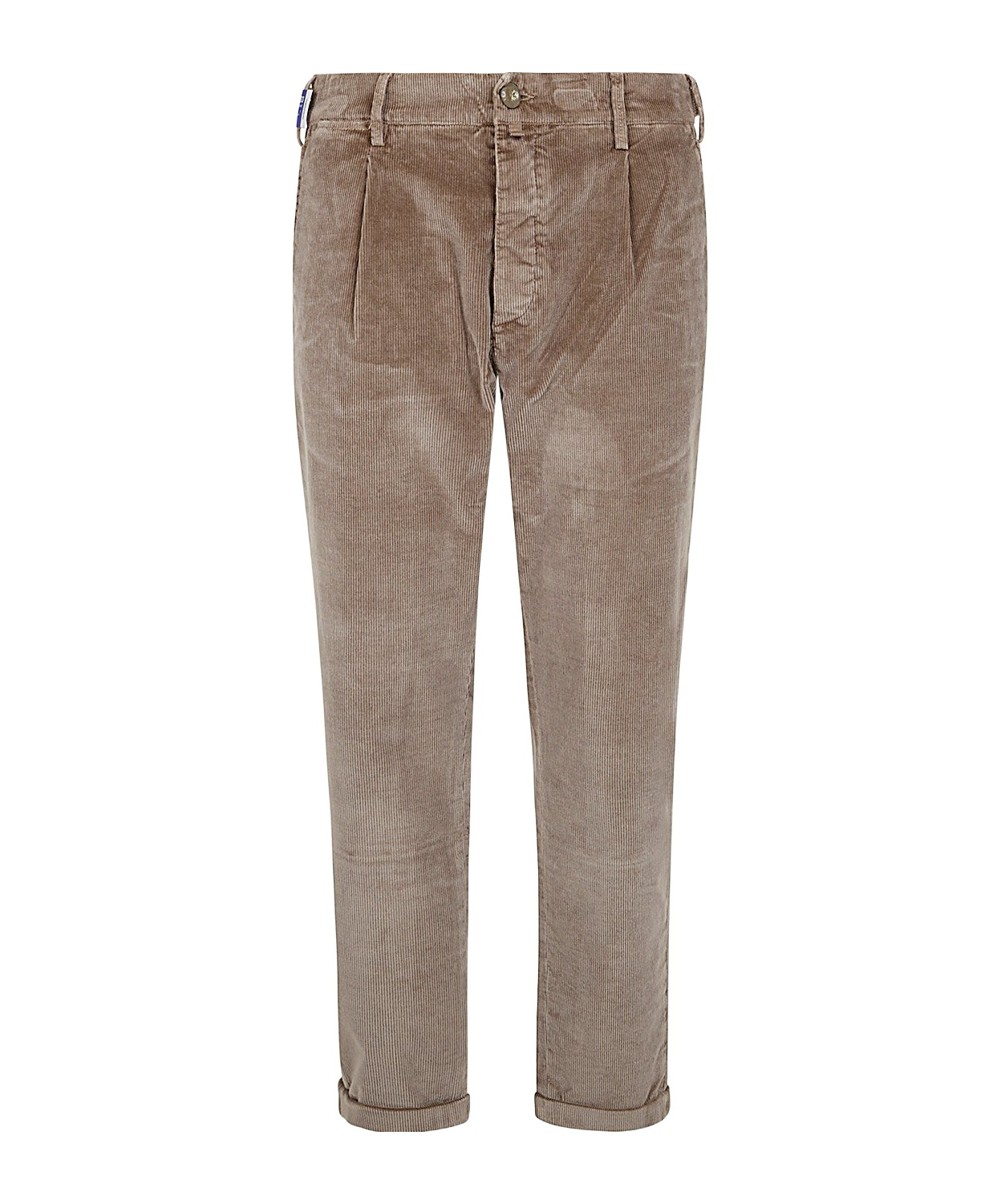 Jacob Cohen Cotton Mix Trousers In Gray