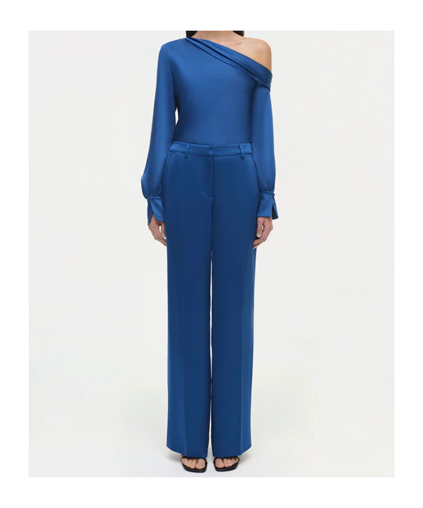 Simkhai Wide-leg Trousers In Blue