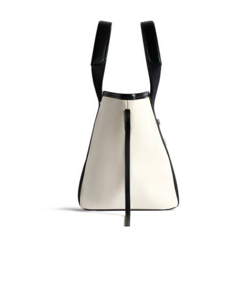 Balenciaga Shoulder Bag With Contrasting Accents And Bold Logo In White