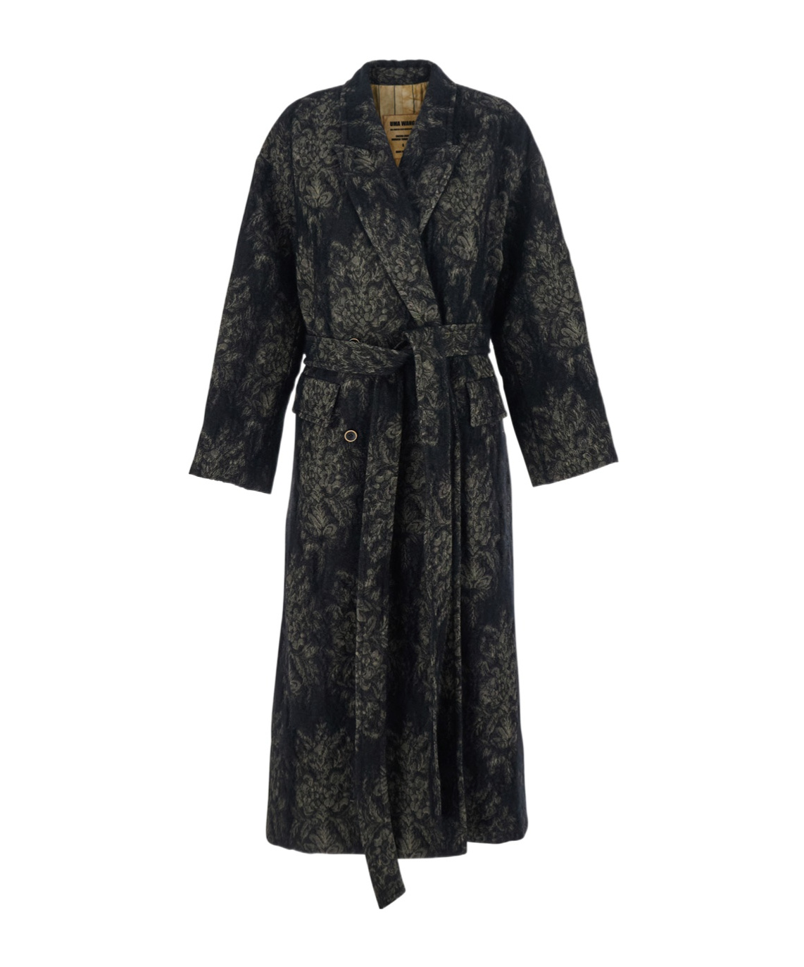 Uma Wang Cicero Coat In Black