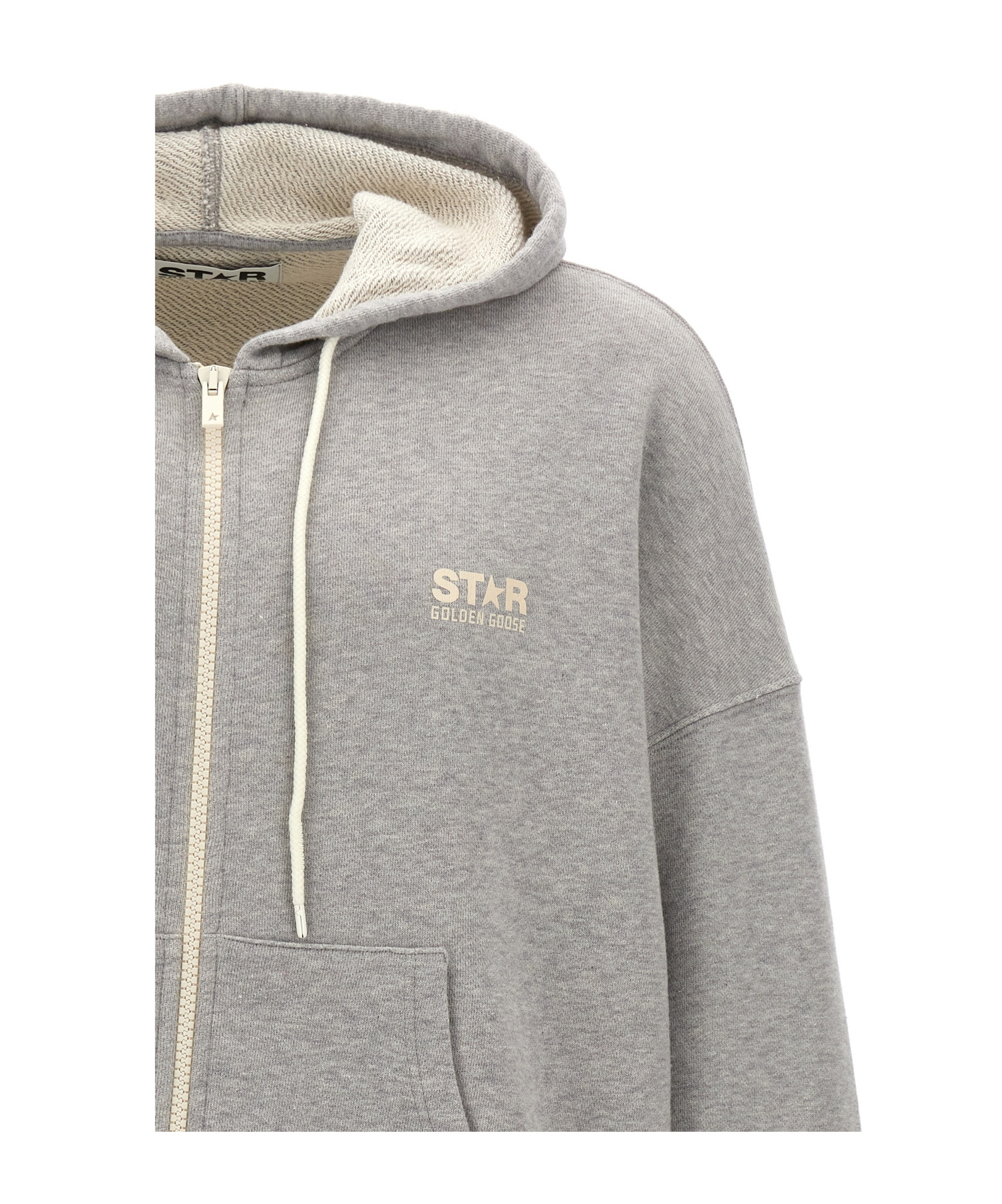 Shop Golden Goose Michael Hoodie In Gray