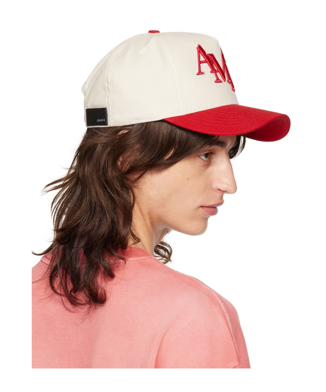 Shop Amiri Logo Embroidered Baseball Cap In Multicolor