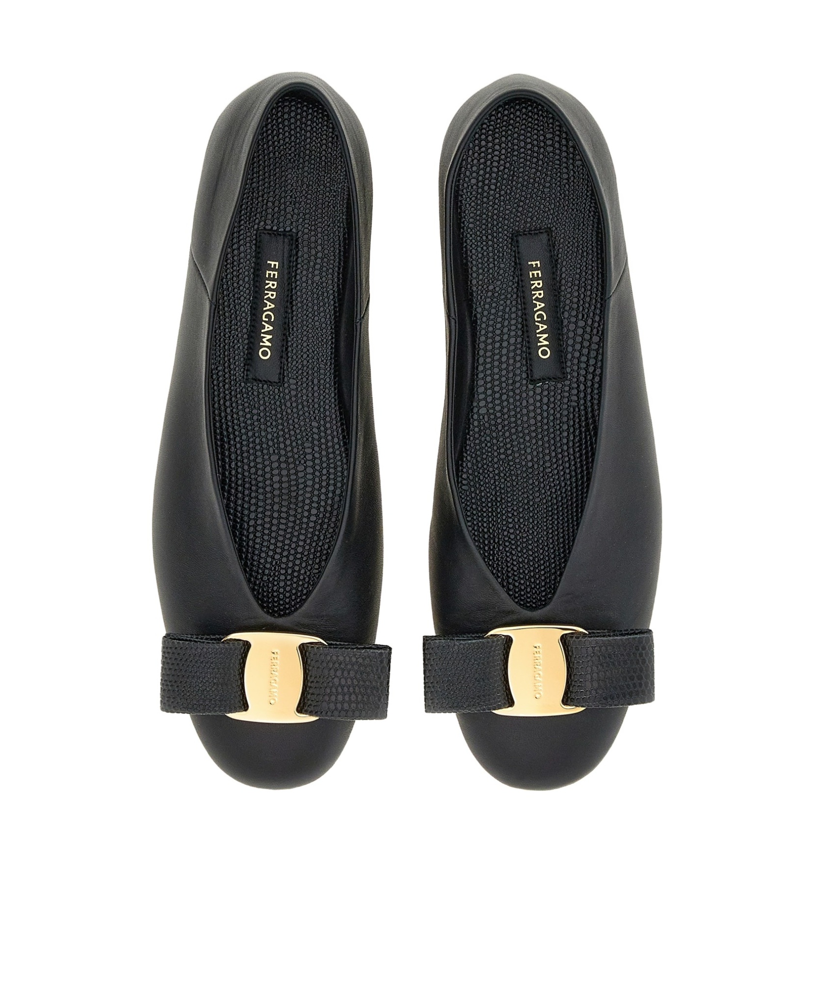 Ferragamo Bow Vara Ballet Flats