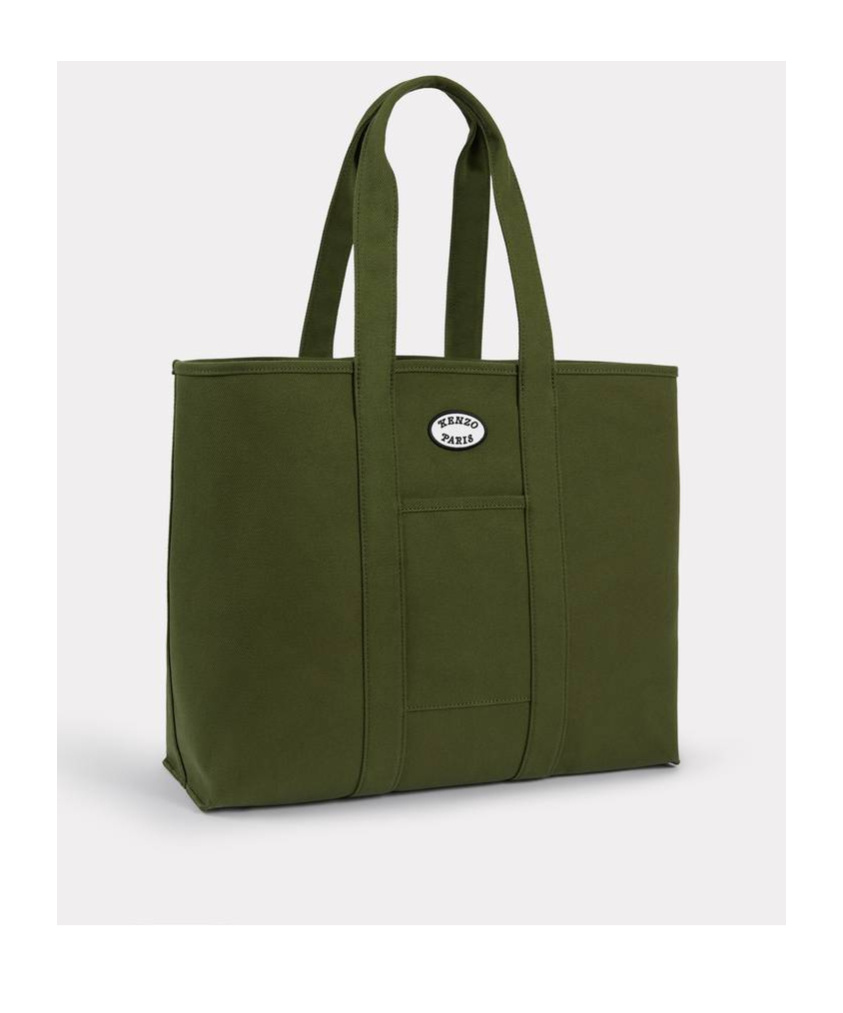 Kenzo Large Verdy Market Tote Bag In Green