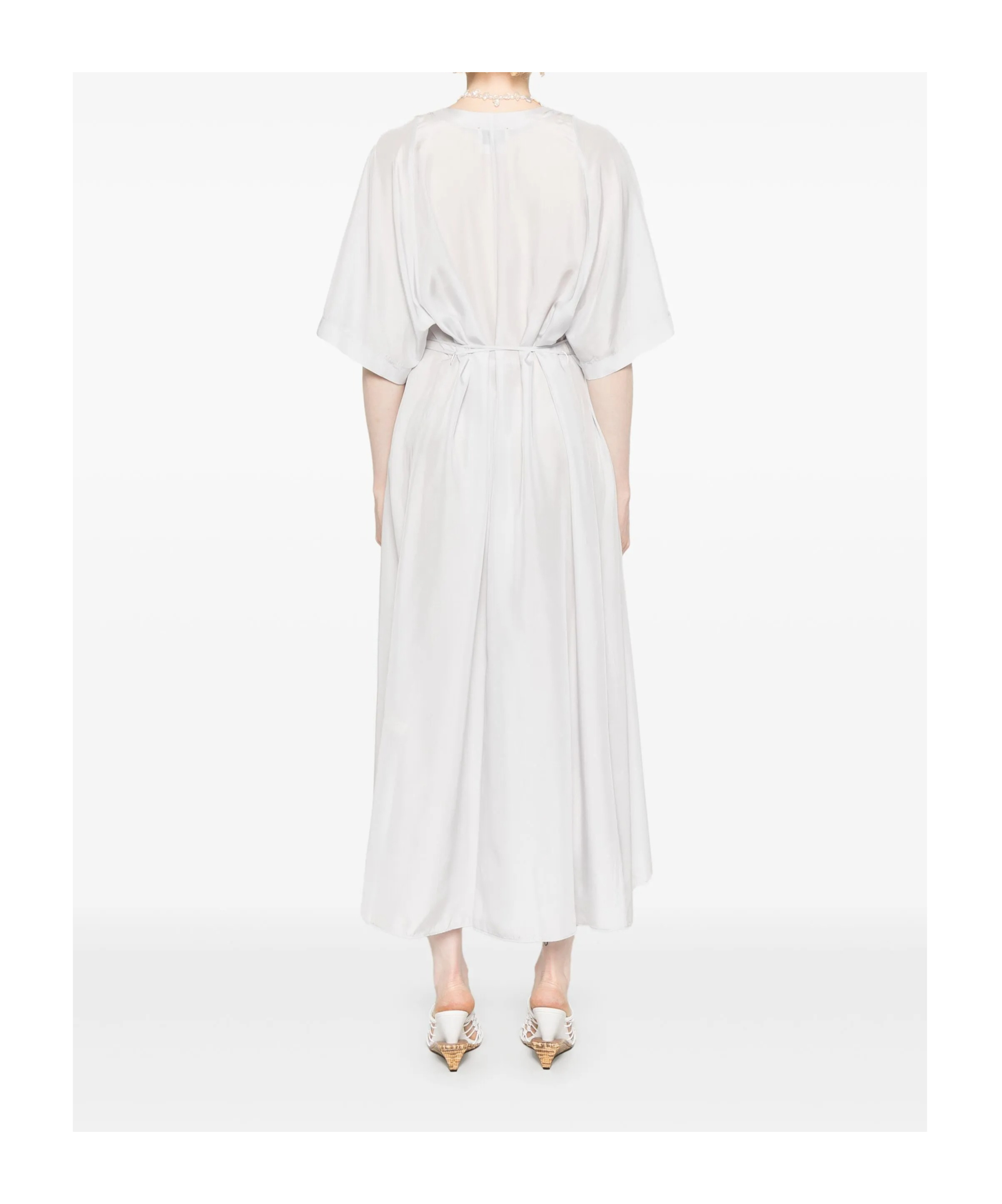 Shop Forte Forte Habotal Silk Maxi Dress