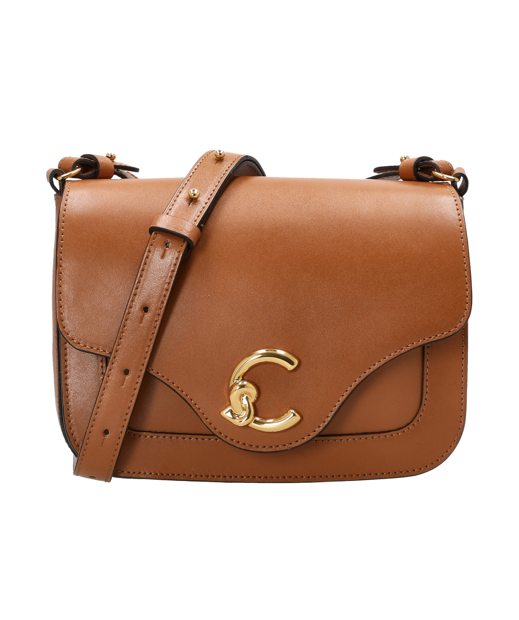 Shop Coccinelle C-me Crossbody Bag In Brown