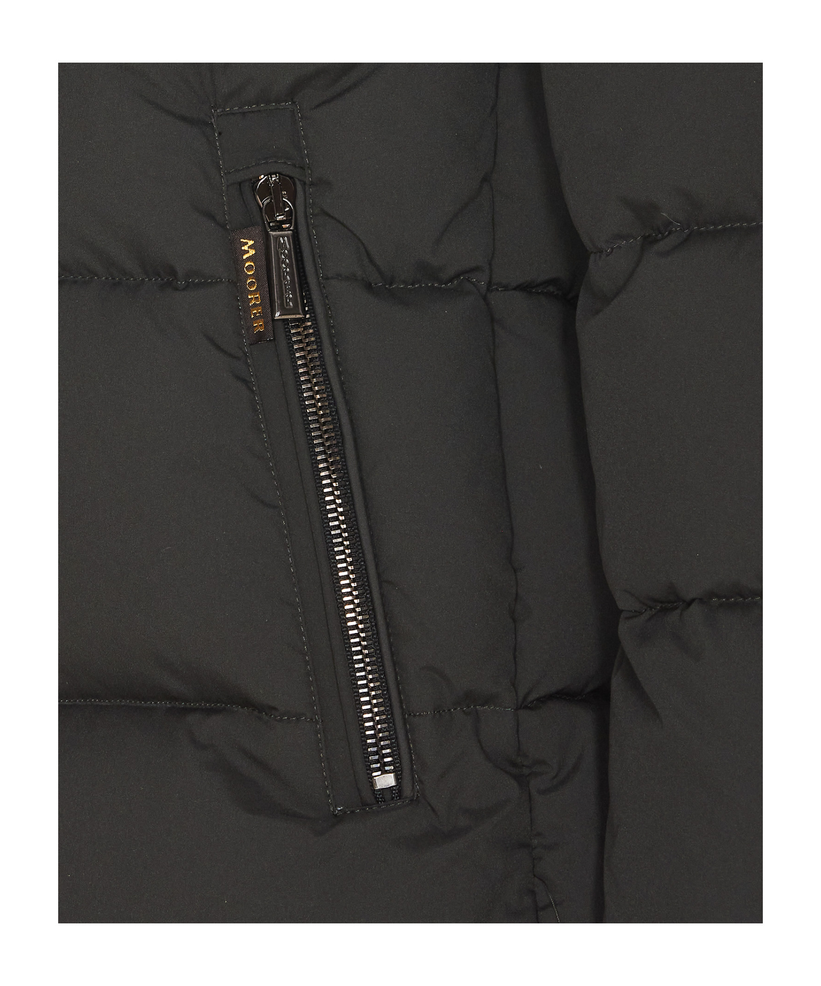 Moorer Long Sleeve Padded Jacket In Black
