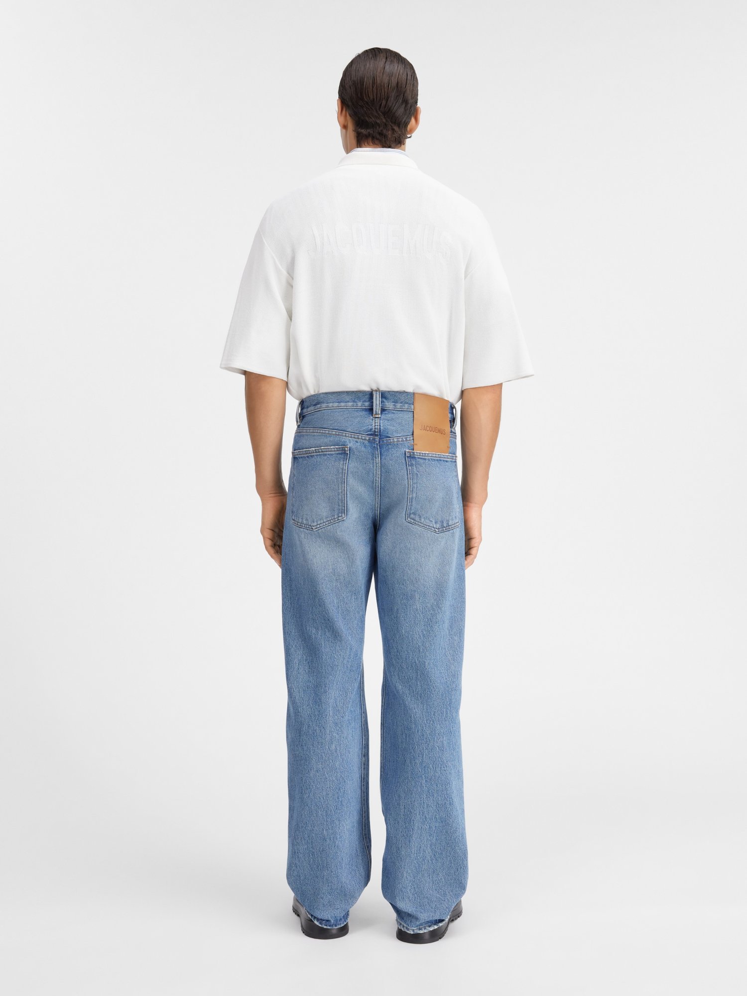 Jacquemus Cotton Jeans In Blue