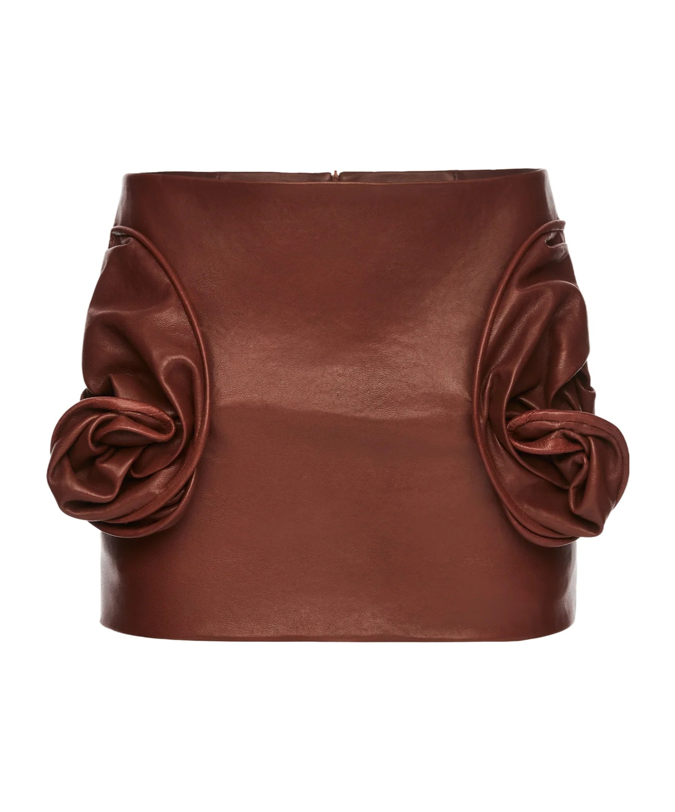 Magda Butrym Zipper Skirt In Brown