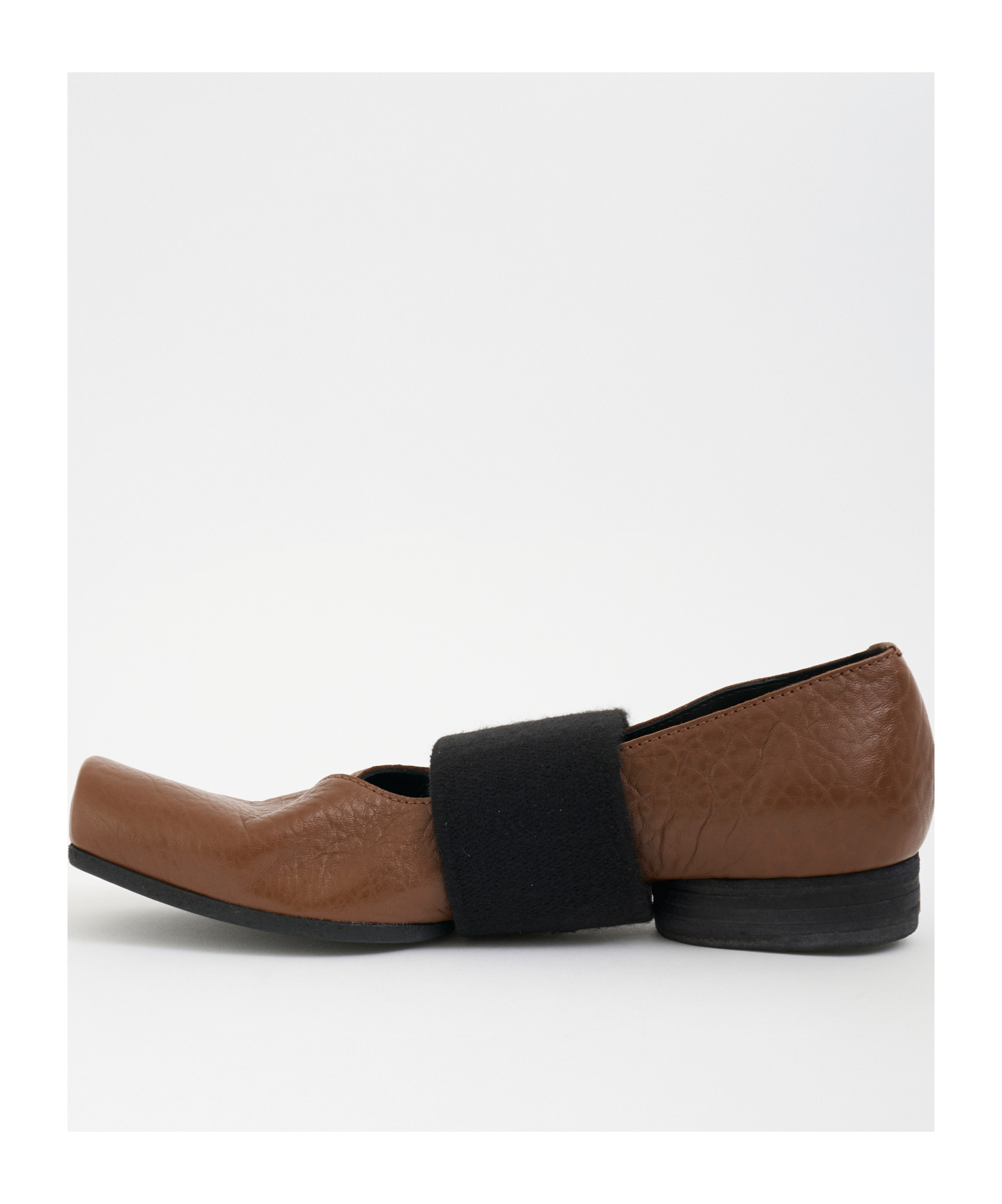 Uma Wang Square-toe Ballet Flats In Black