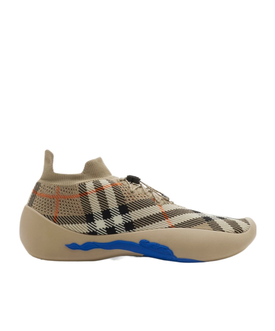 Shop Burberry Neptune Sneakers In Multicolor