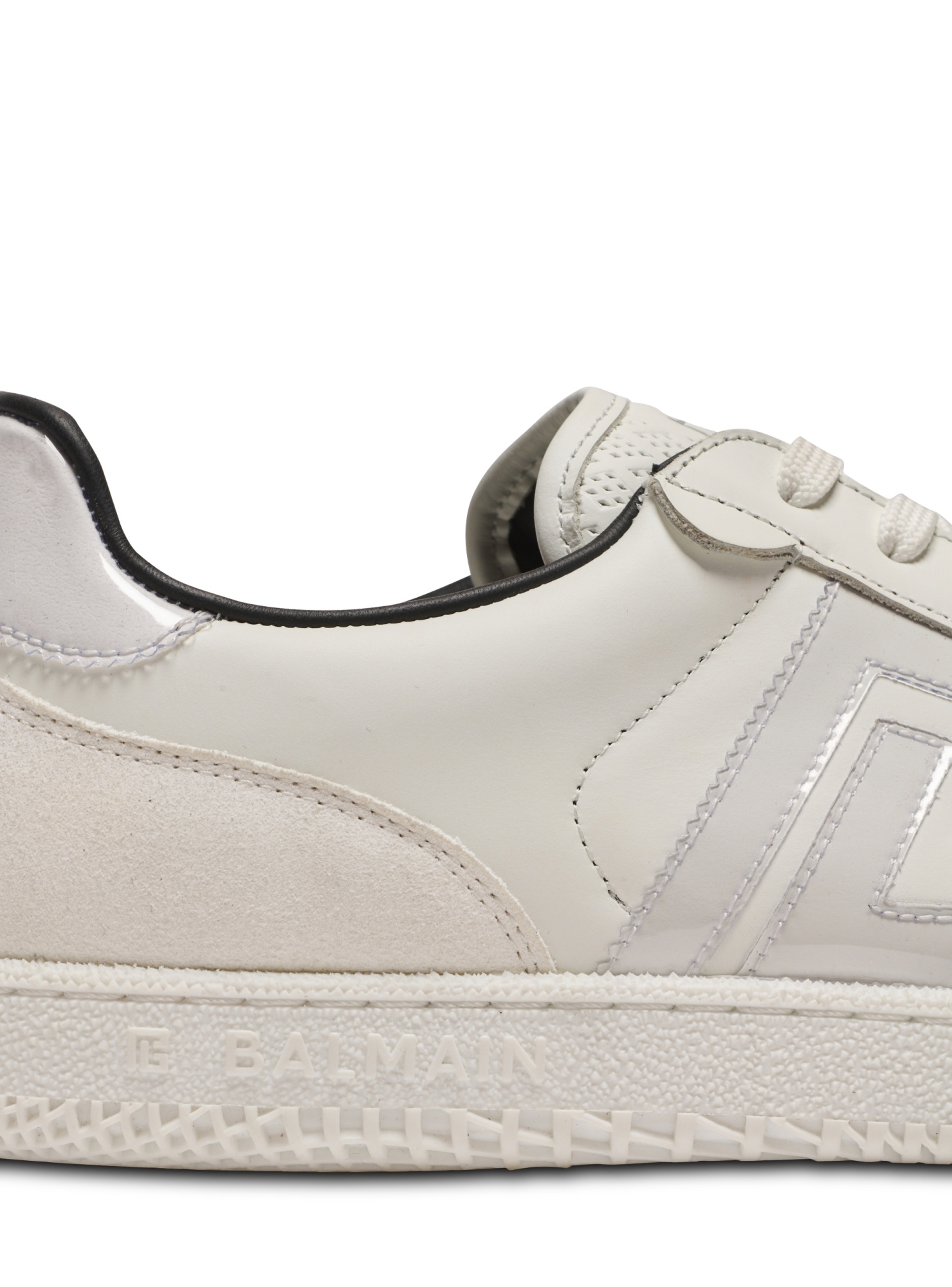 Balmain Swan Sneakers In White
