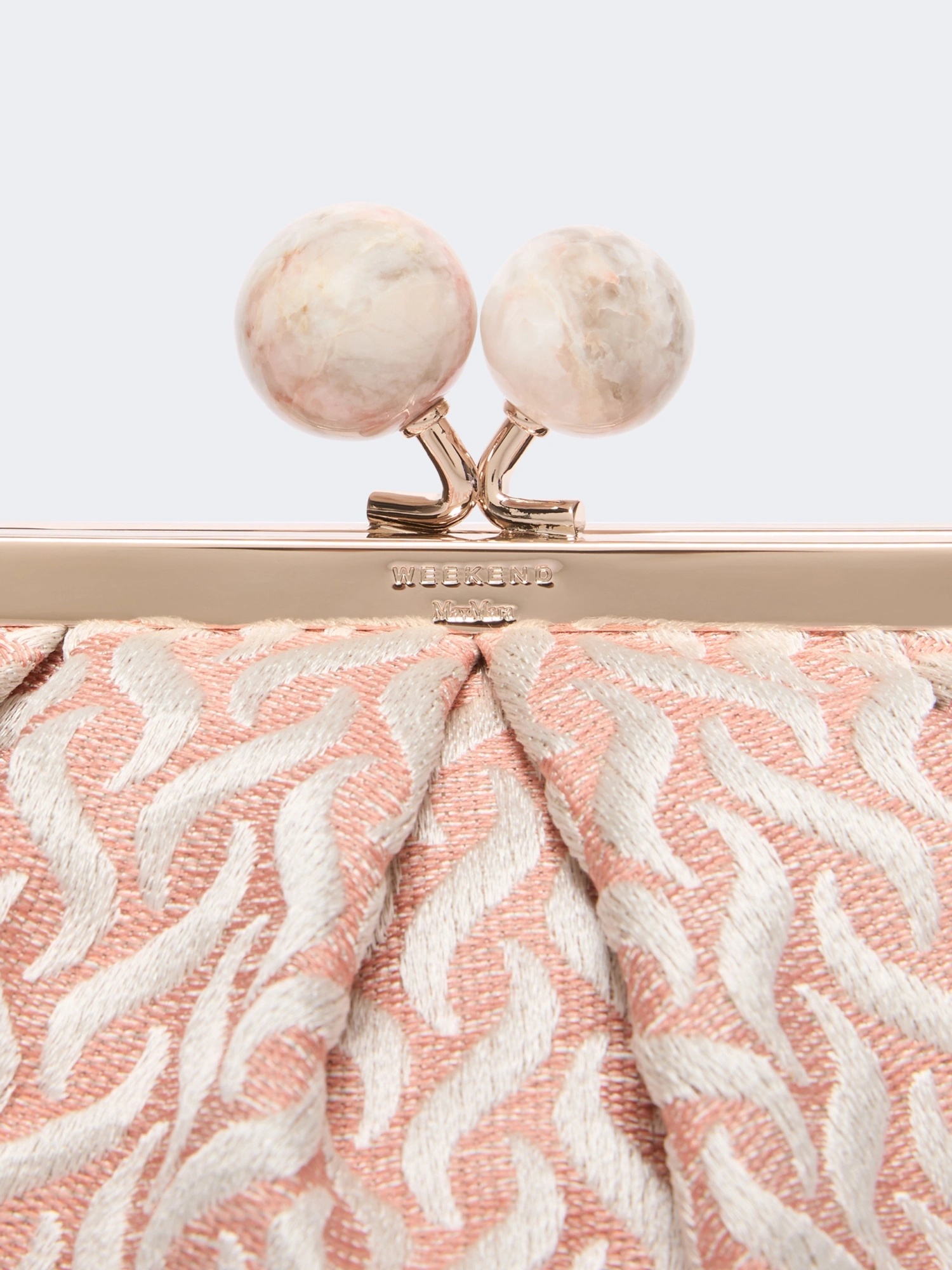 Weekend Max Mara Patterned Shoulder Bag In Pink
