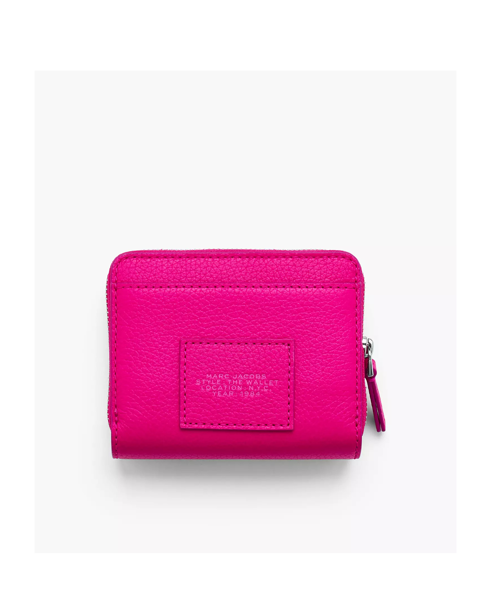 Shop Marc Jacobs Logo-print Leather Wallet In Pink