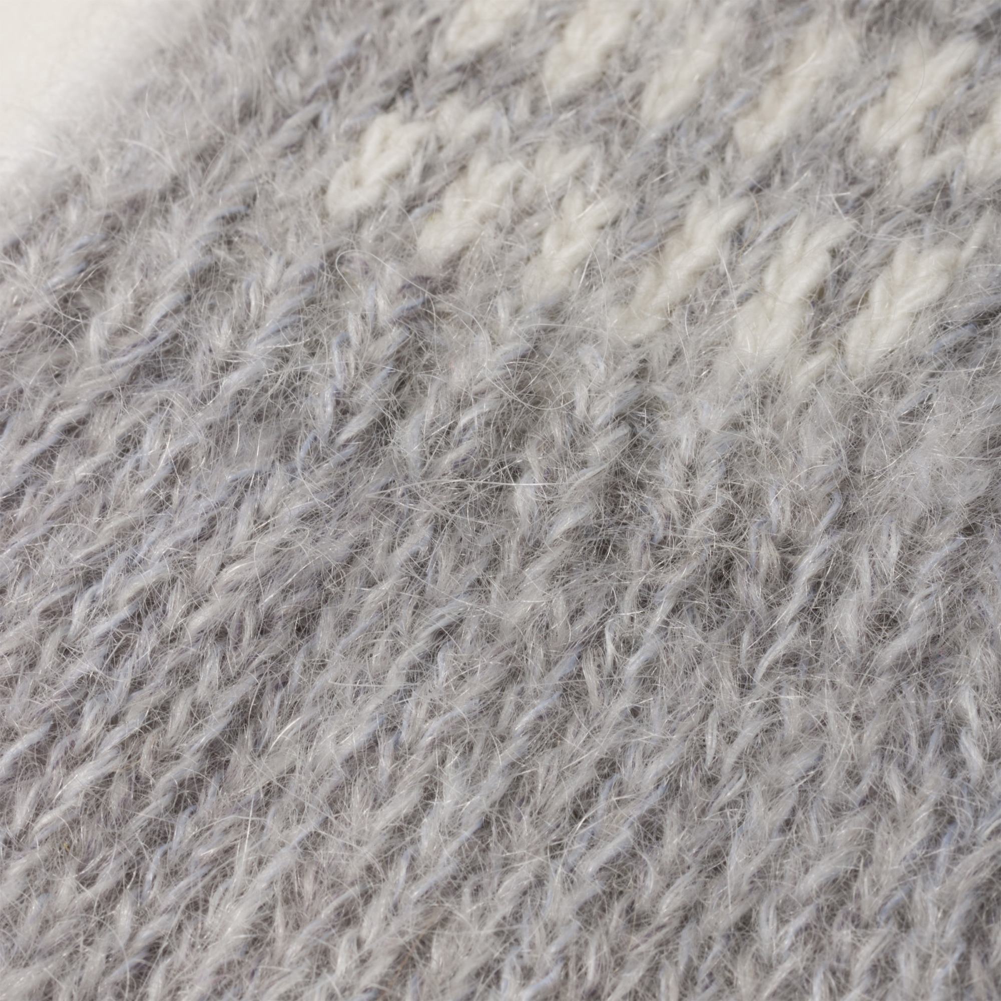 Miu Miu Wool And Mohair Gloves In Gray