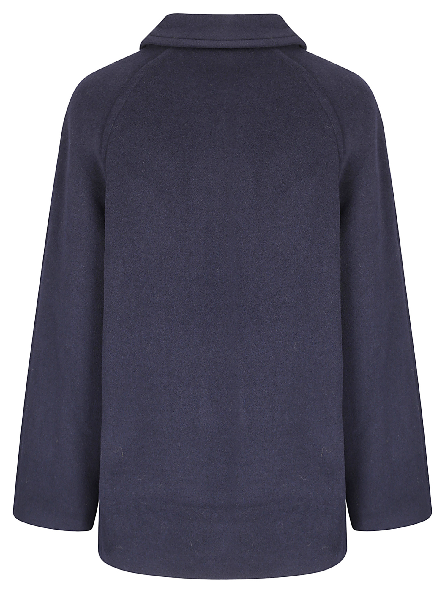 Samsoe & Samsoe Zip-front Collared Jacket In Blue