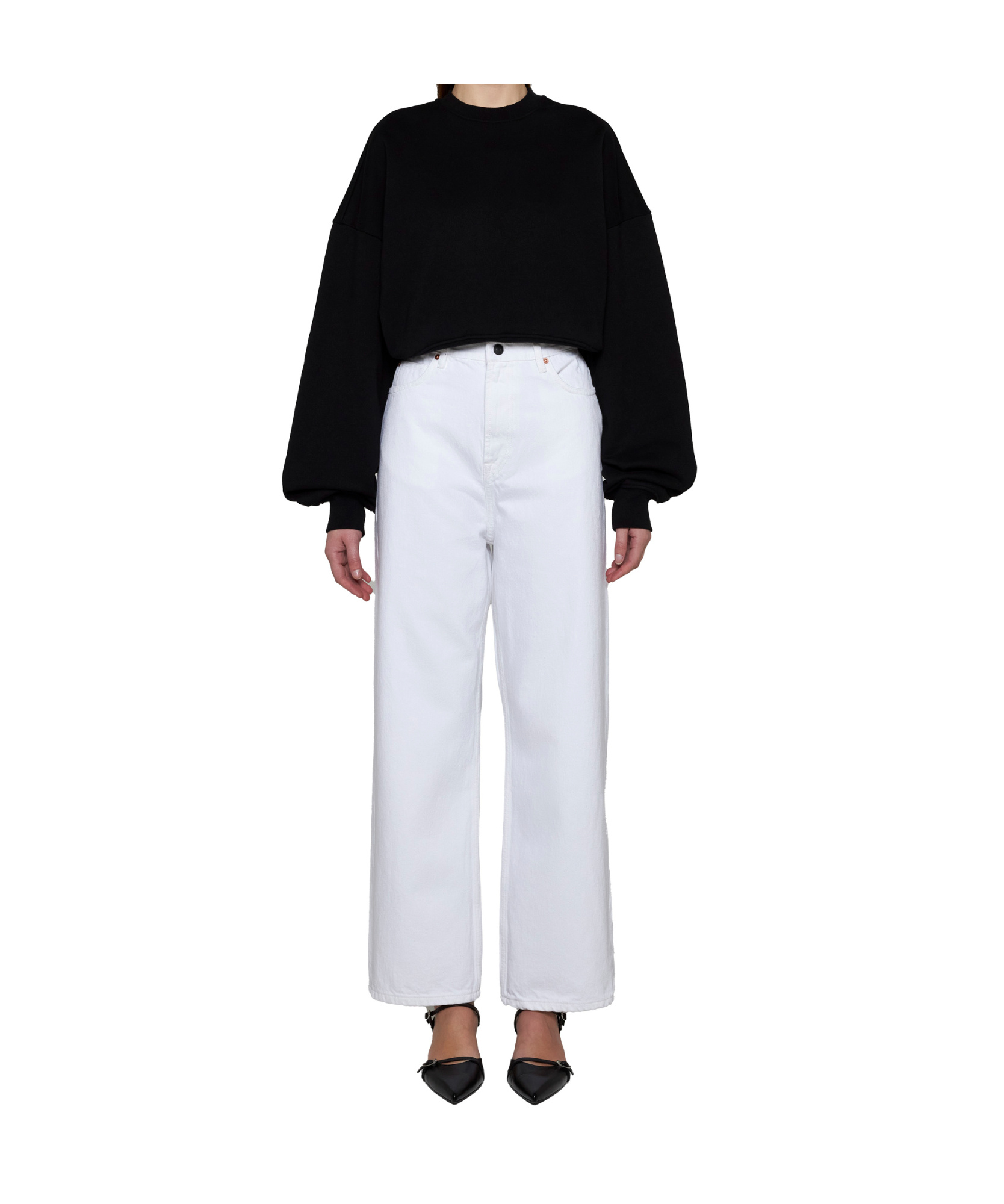 WARDROBE.NYC NON-ELASTIC LOOSE JEANS