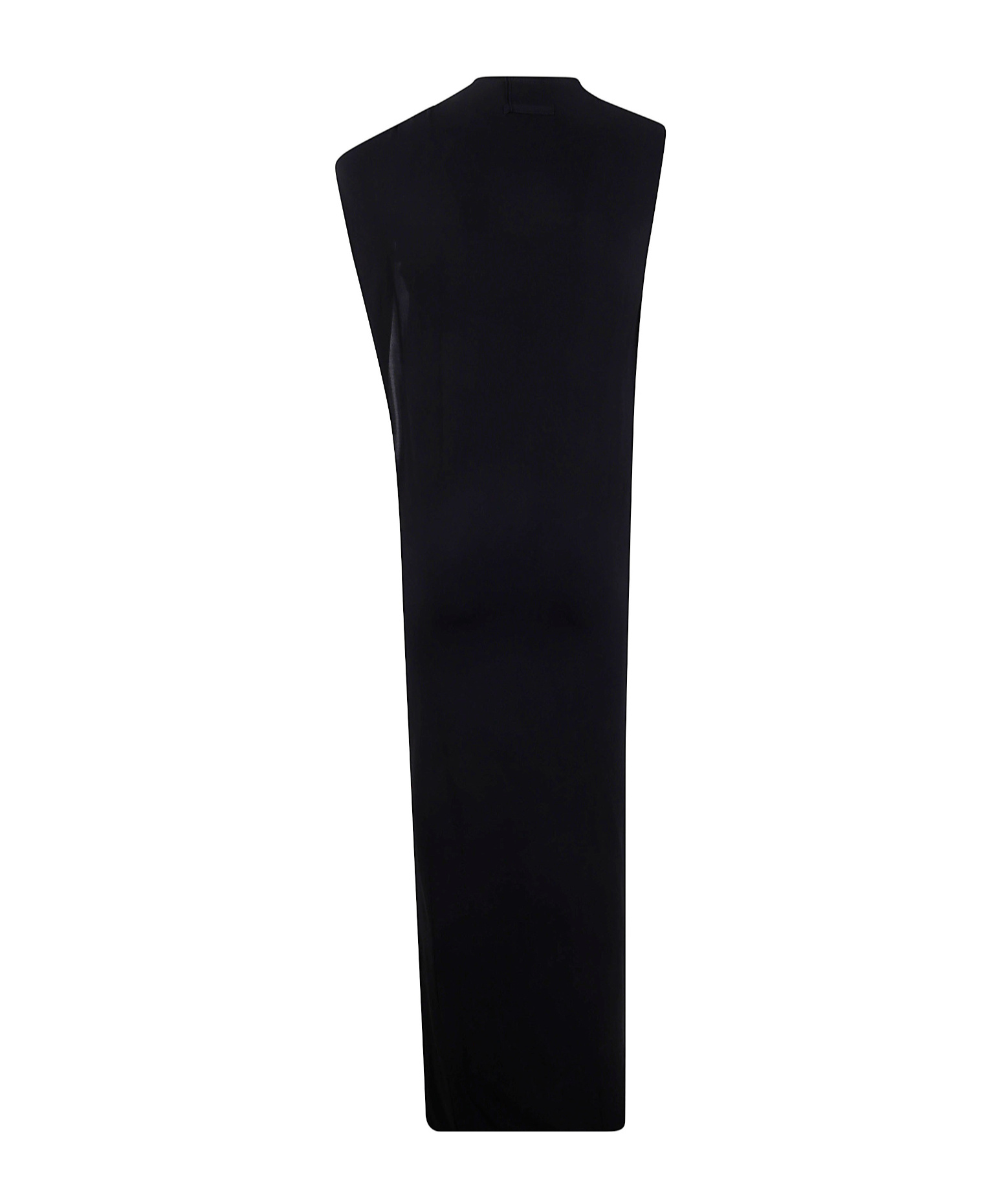 Jean Paul Gaultier Pleated Detail Dress In Black