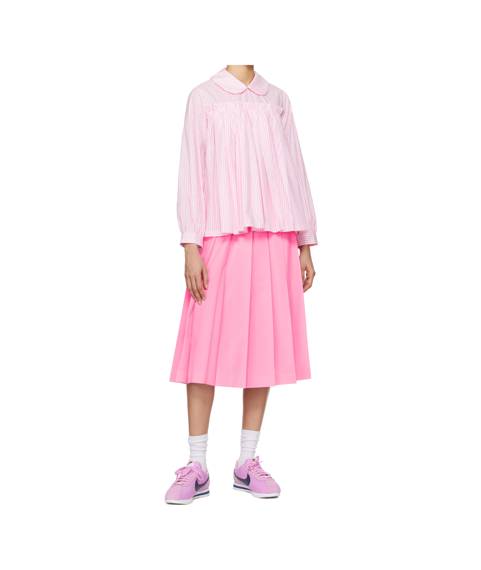 COMME DES GARÇONS STRIPED BLOUSE 