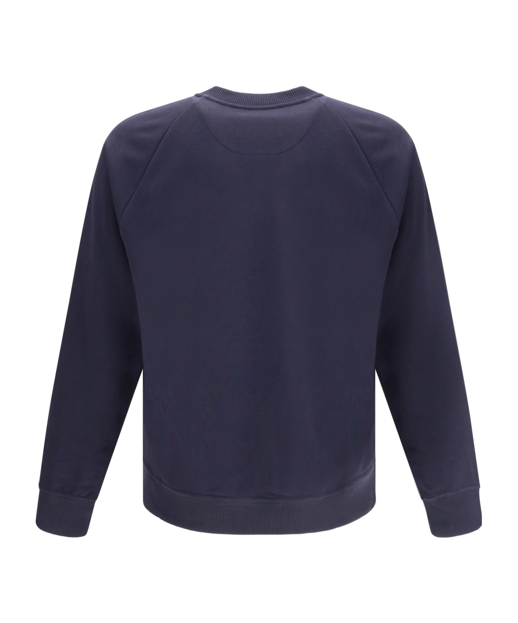 Fendi Ff Long Sleeved Crewneck Sweatshirt In Blue