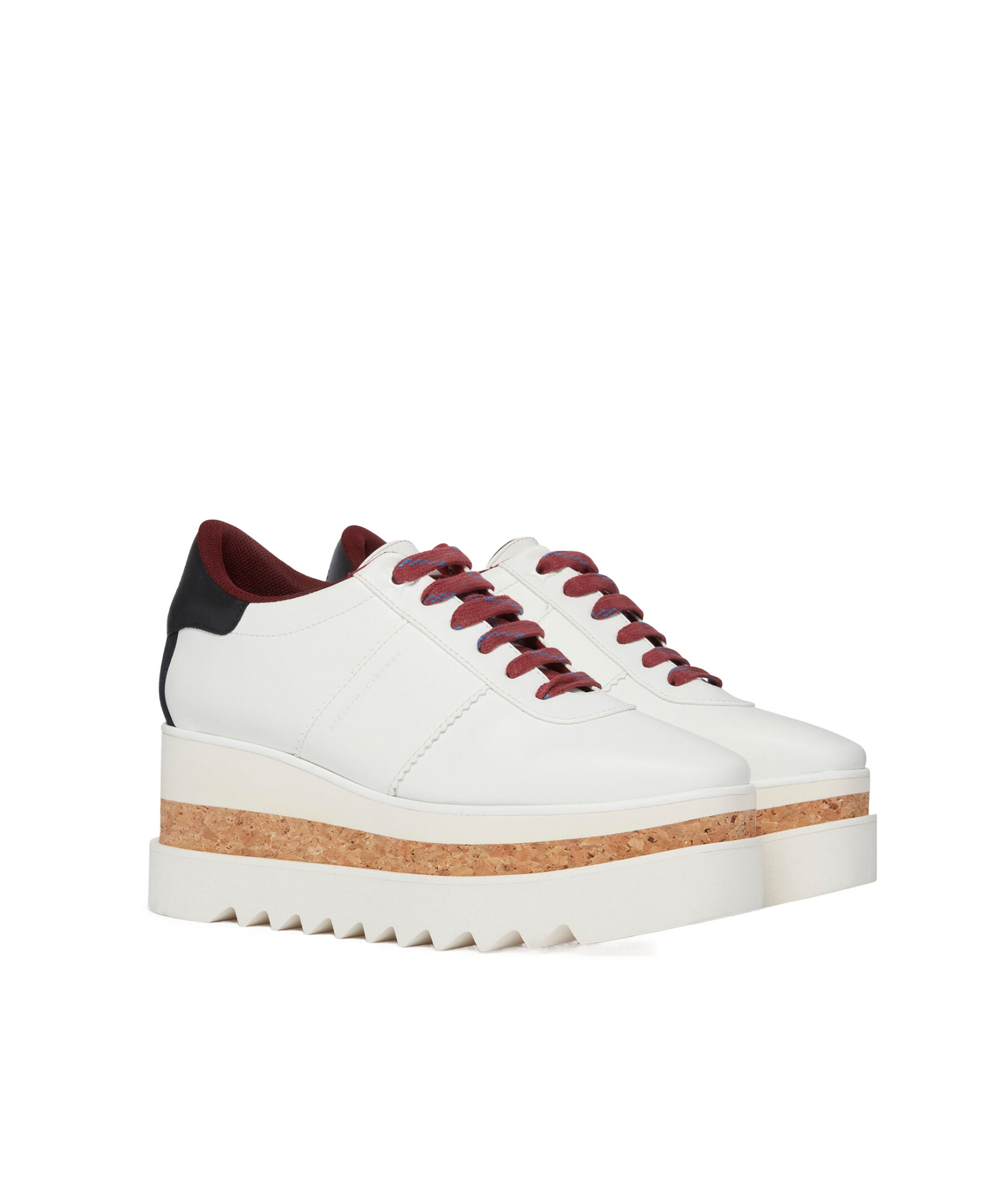 Stella Mccartney Stella Mc Cartney Sneak Elyse Wedge Sneakers In White