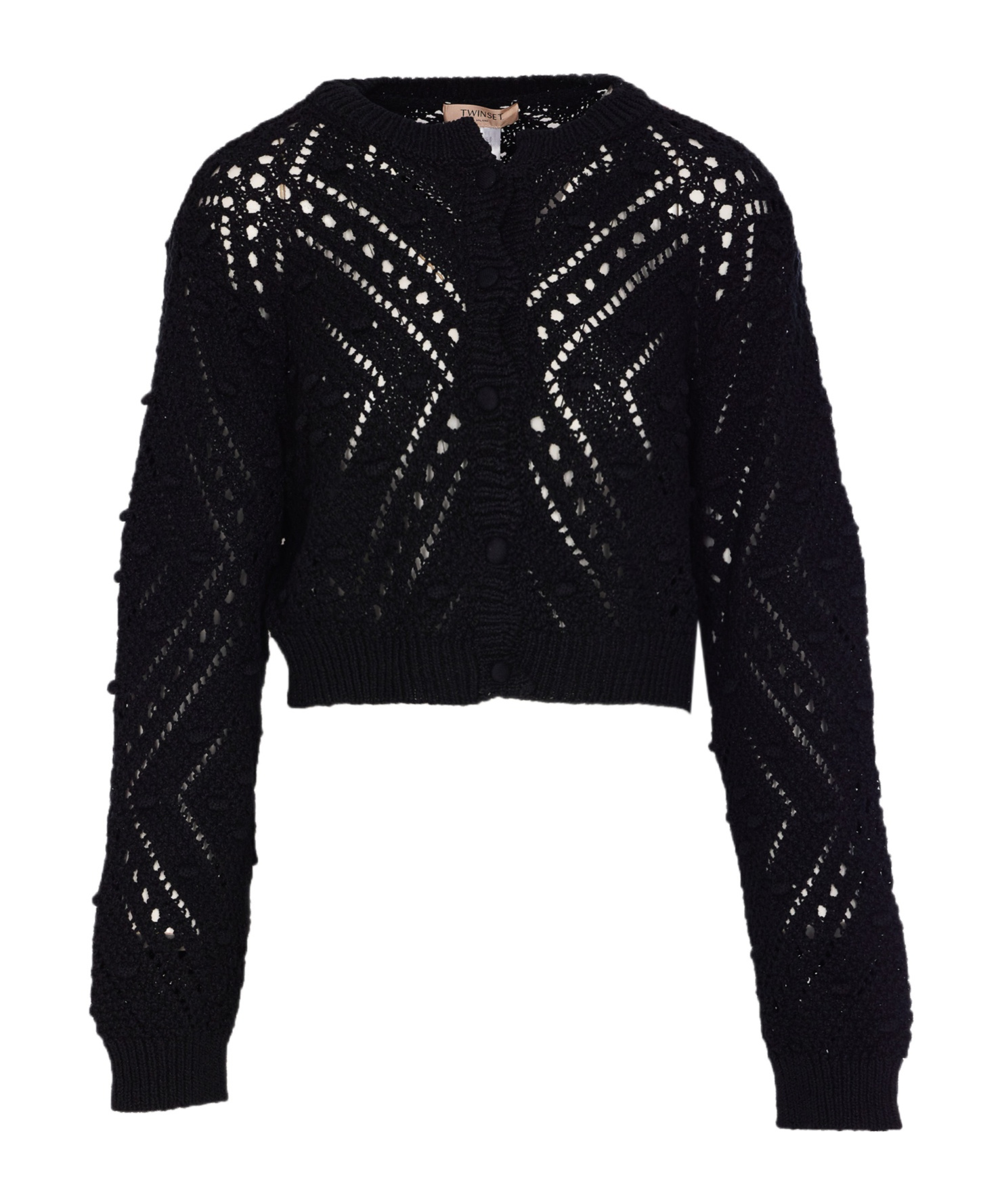 Shop Twinset Cotton-blend Cardigan