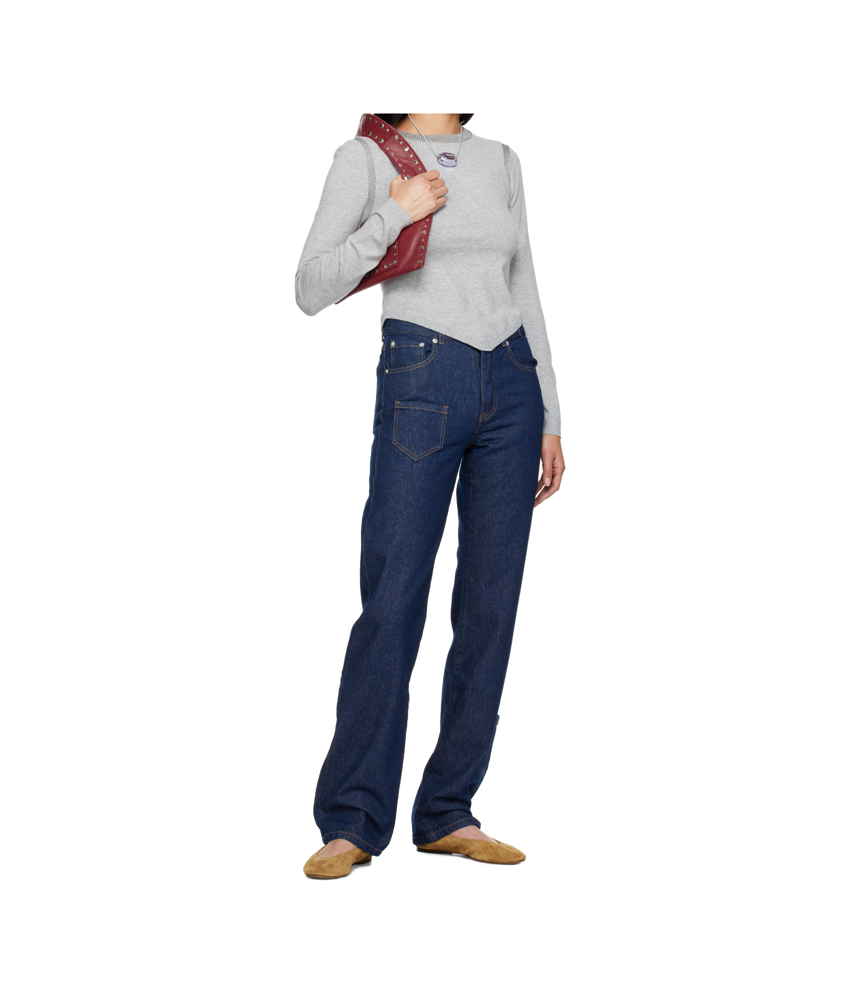 Gimaguas Blue Leslie Jeans In Dark Blue