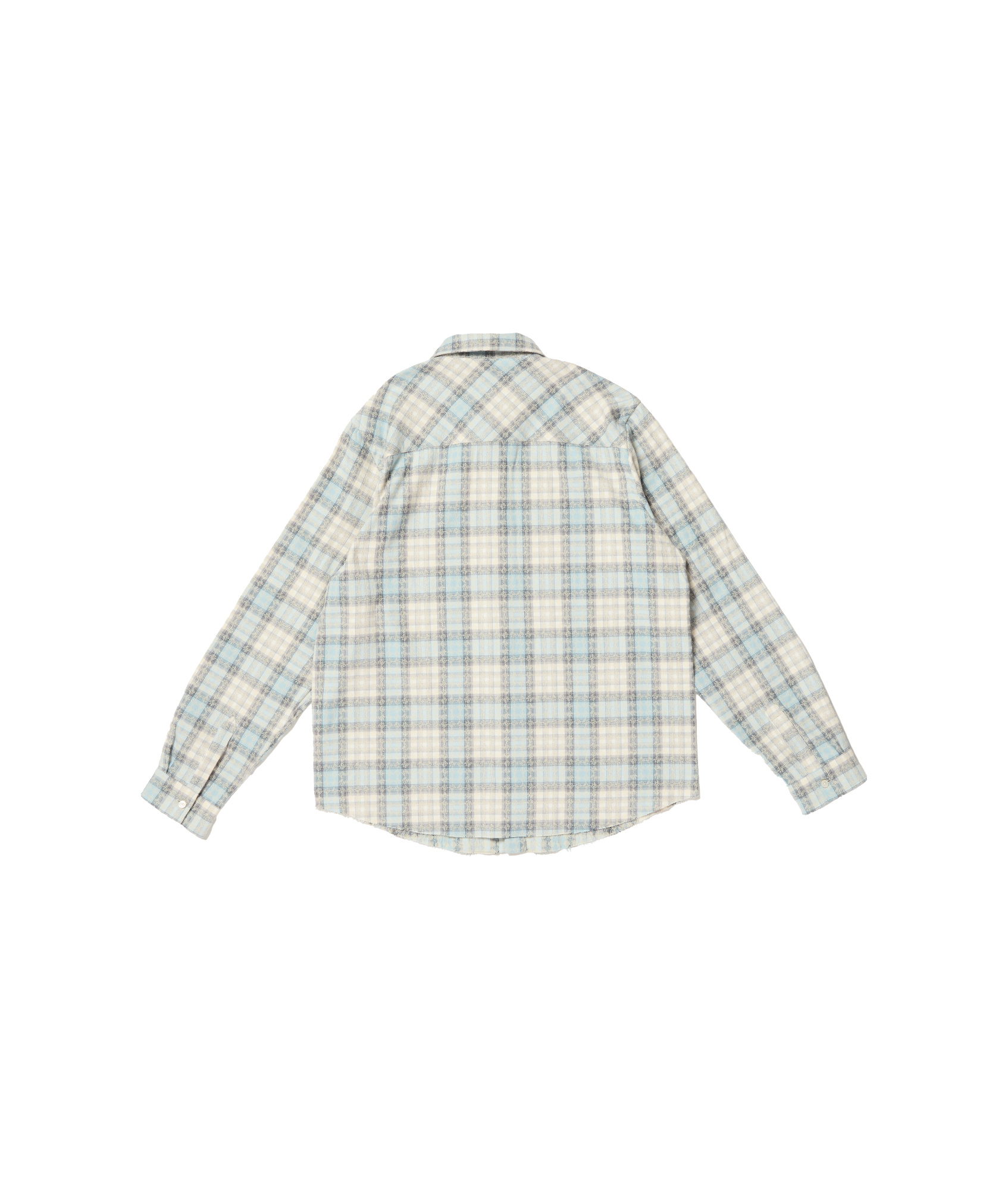 Amiri Classic Flannel Shirt In White