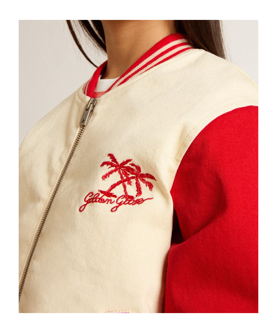 Golden Goose Long-sleeved Jacket In Nude