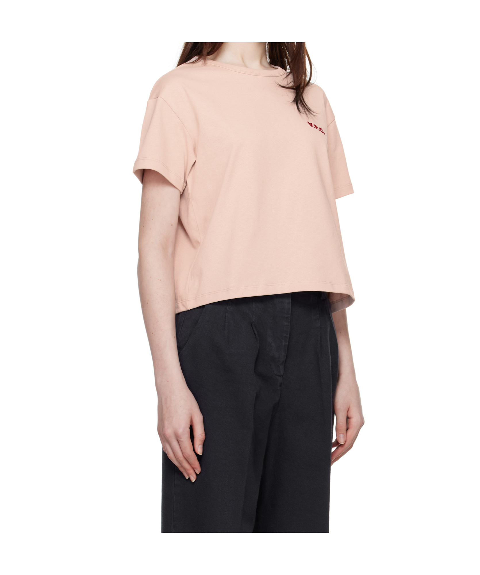 Apc A.p.c. Boxy Petit Vpc T-shirt In Nude