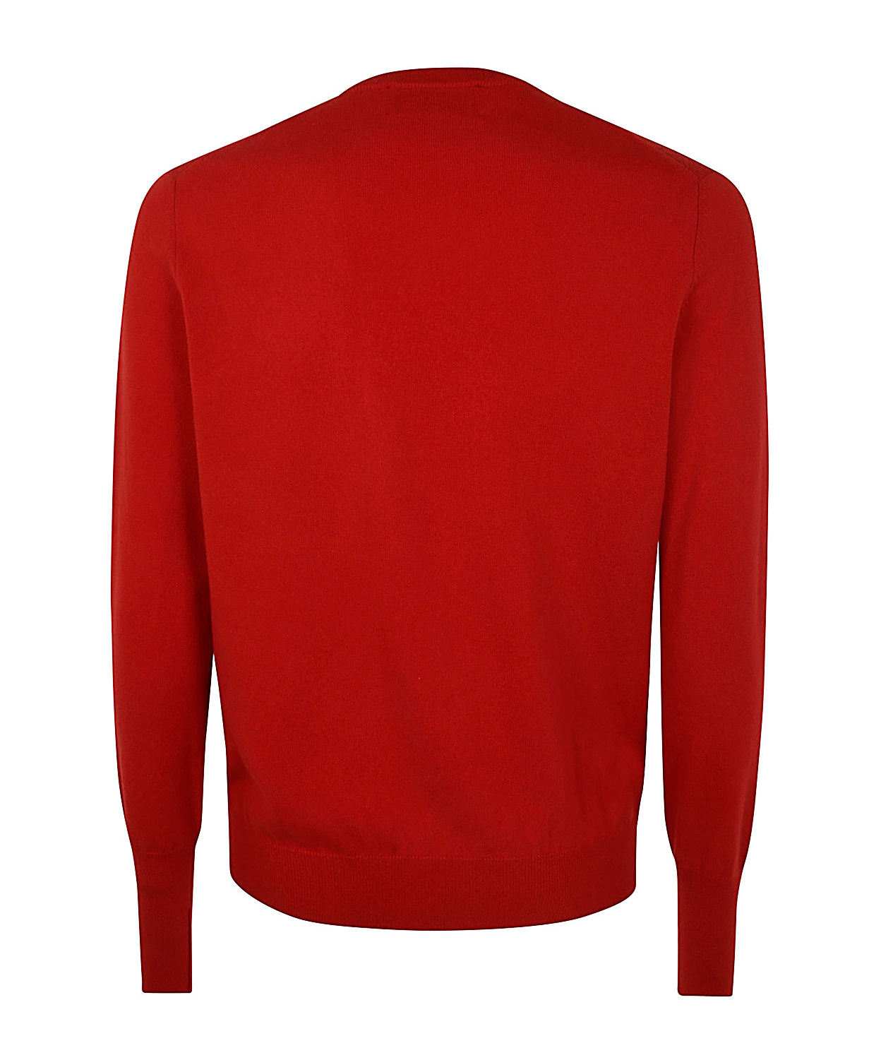 Ballantyne Round Neck Pullover In Red