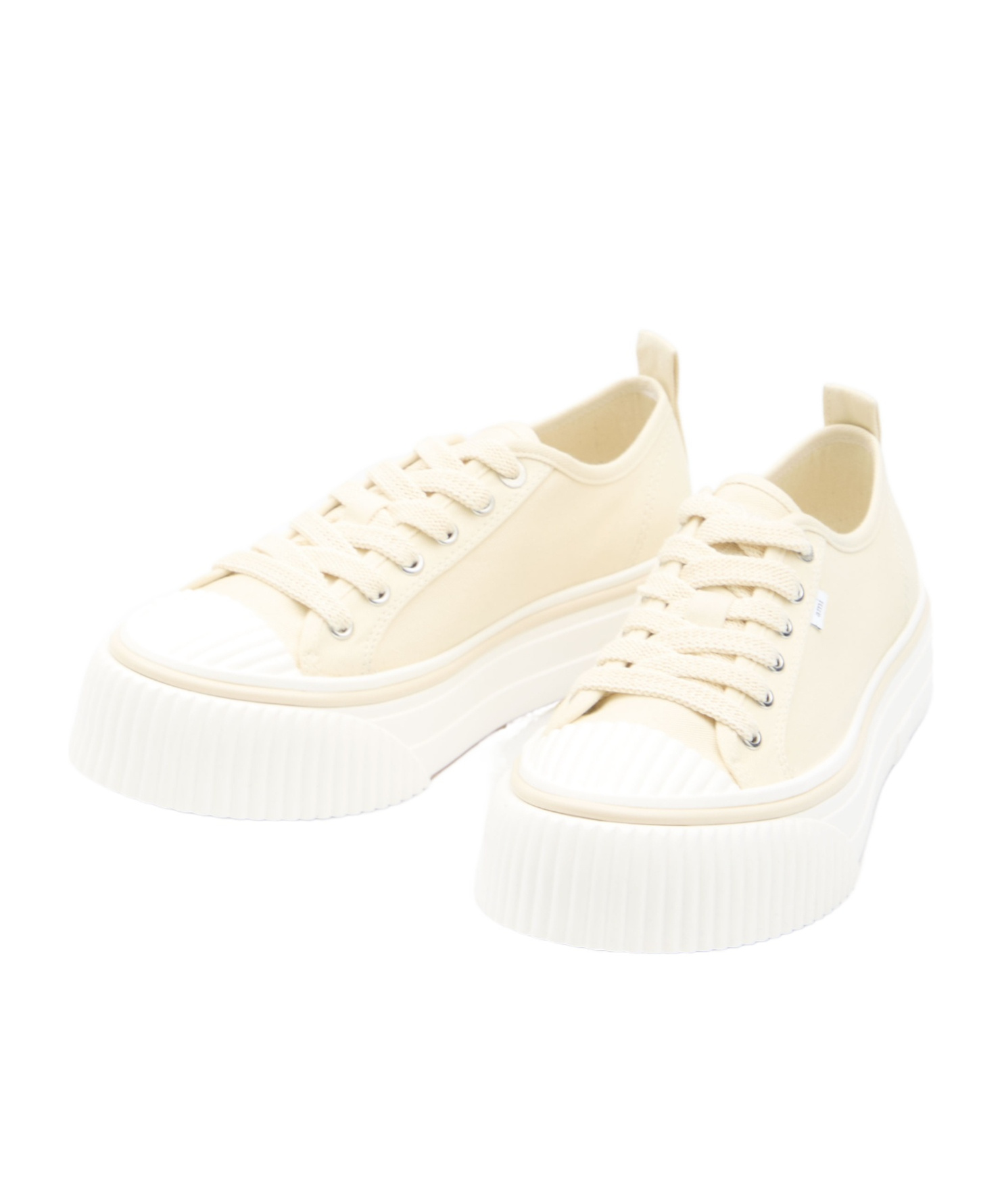 Ami Alexandre Mattiussi Ami Paris Chunky Sole Lace-up Sneakers In White