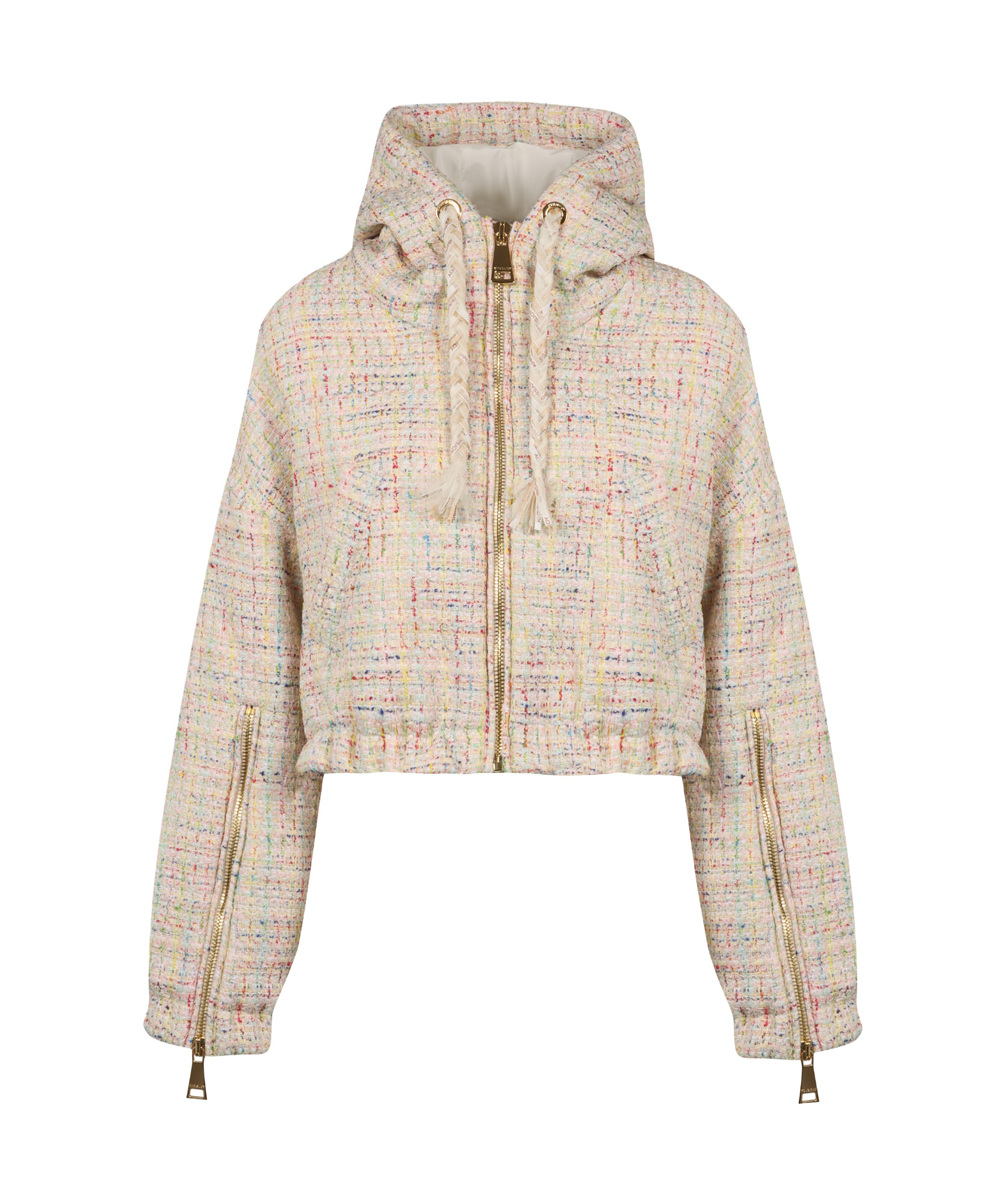 KHRISJOY HOODED LONG-SLEEVED CASUAL JACKET