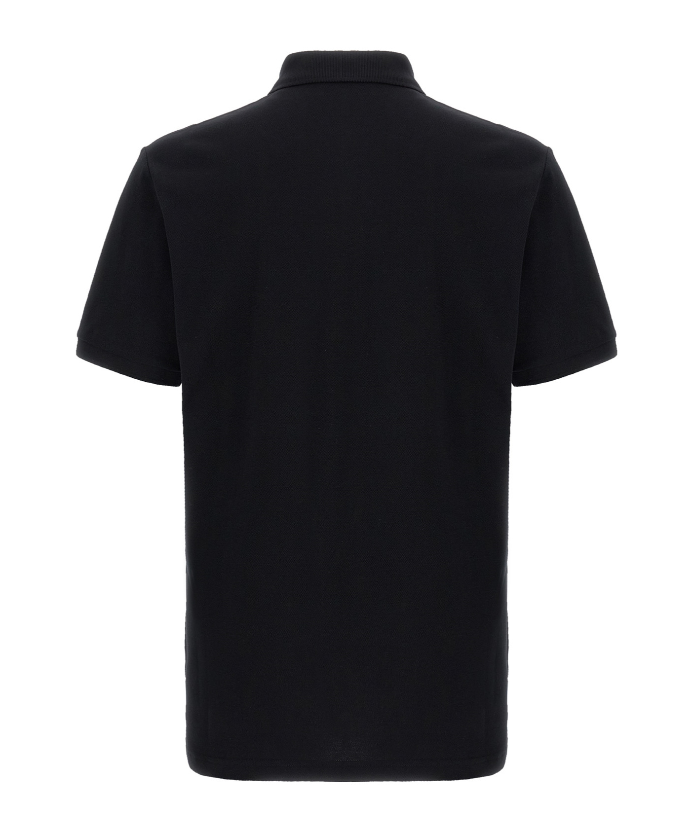 Moschino Graphic Print Polo Shirt With Side Slits