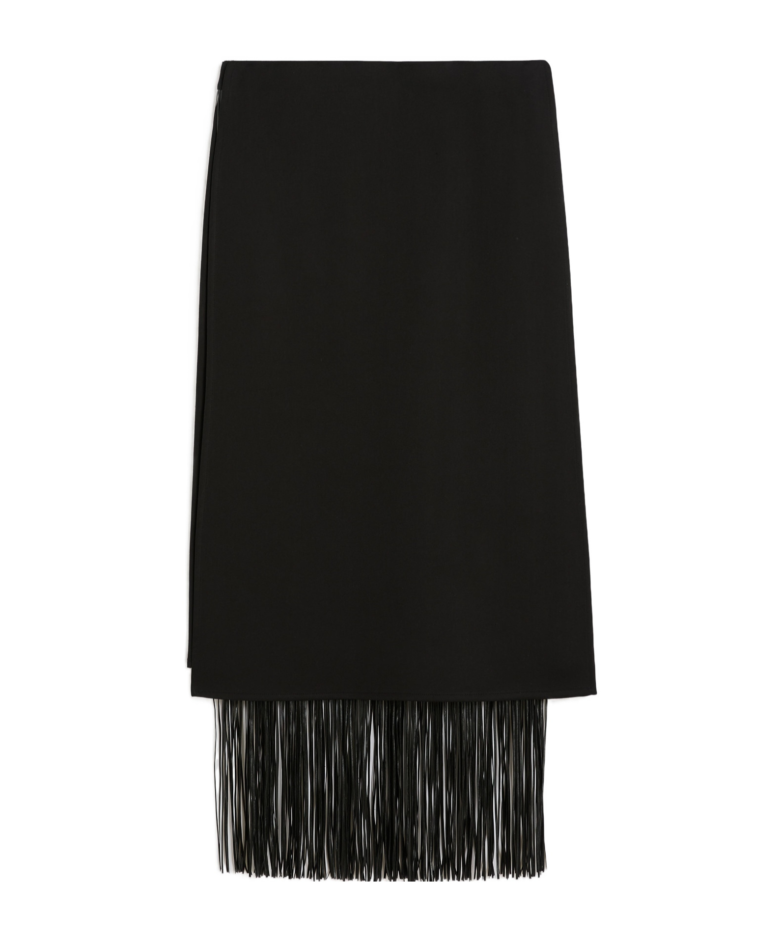 Sportmax Hiberis Fringed Midi Skirt In Black